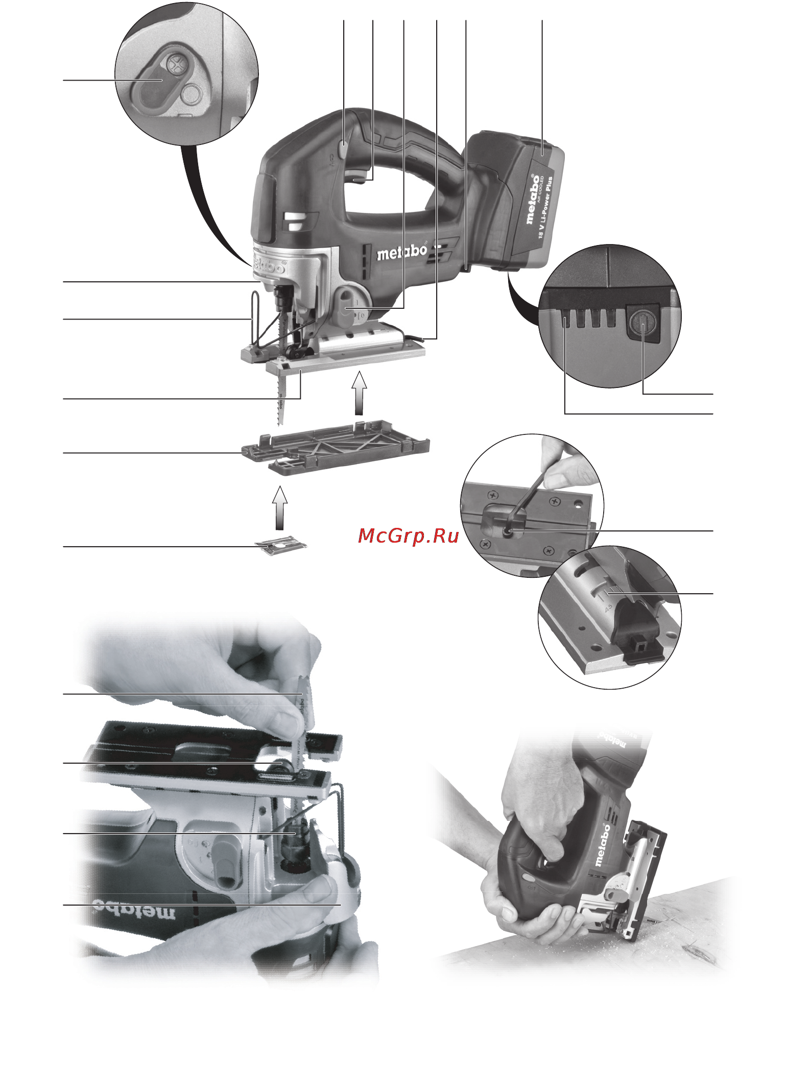 Metabo STA 18 LTX Инструкция по эксплуатации онлайн [3/84] 69925