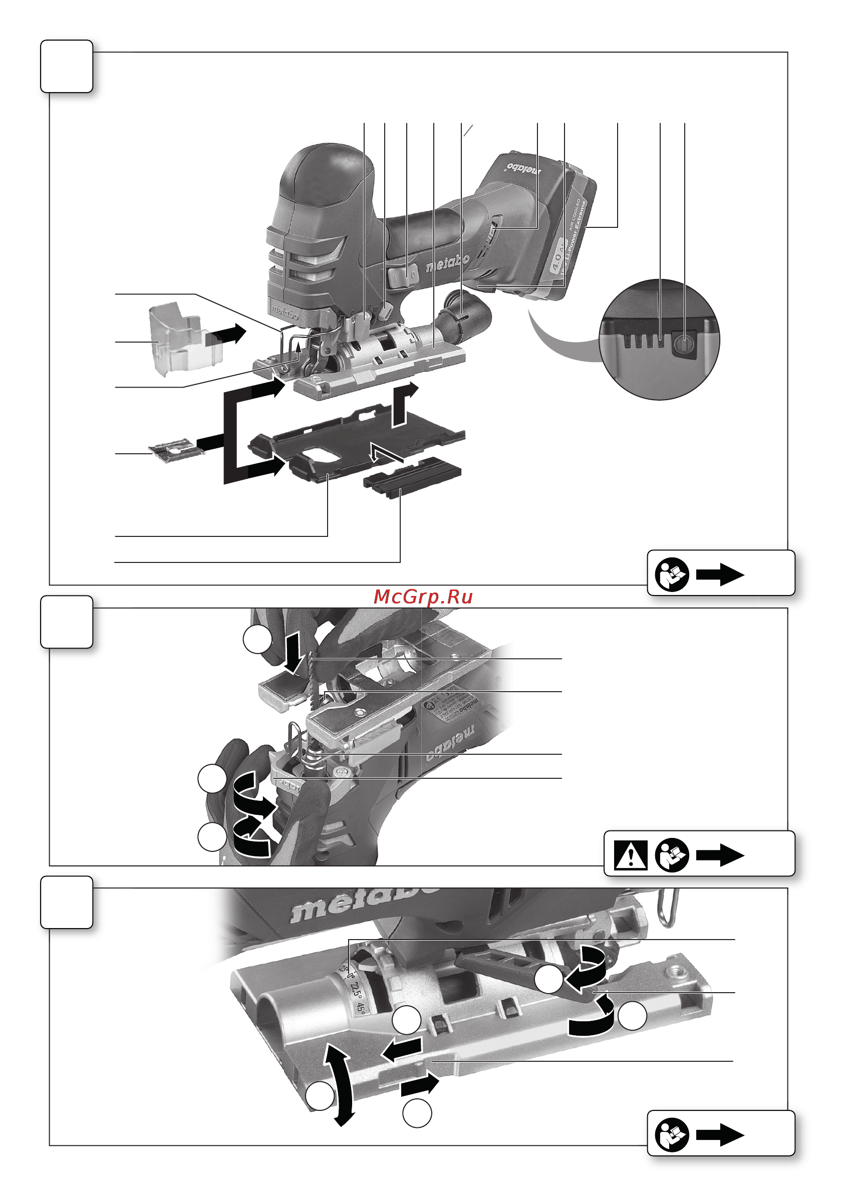 Metabo STA 18 LTX 140 Инструкция по эксплуатации онлайн [2/72] 69928