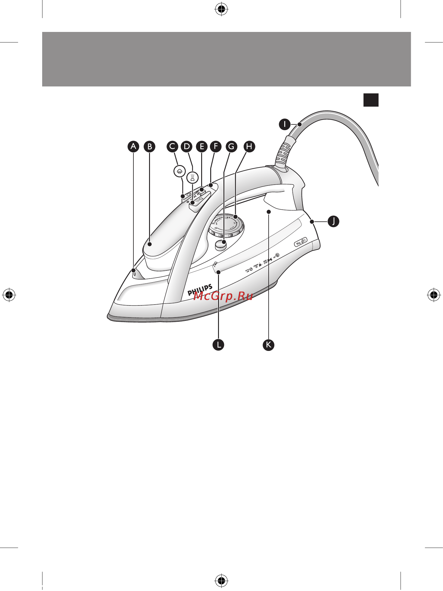 Philips GC3593 Инструкция по эксплуатации онлайн [3/192] 69935