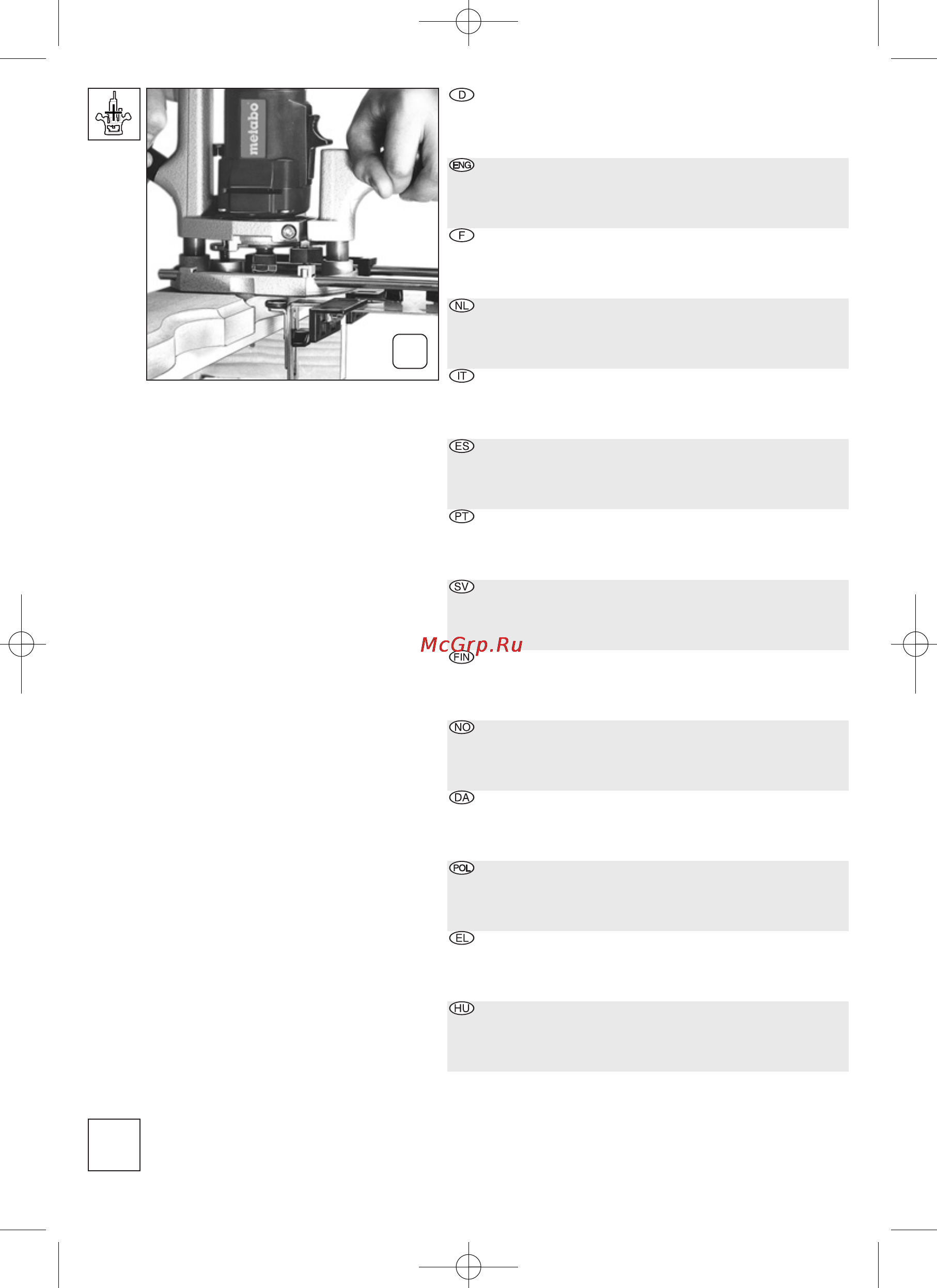 Metabo OFE 738 [46/68] Of e 738_11_05_v4_teil2 qxp of e 738_11_05_v4_teil2 qxp 14 5 012 8 28 uhr seite 46