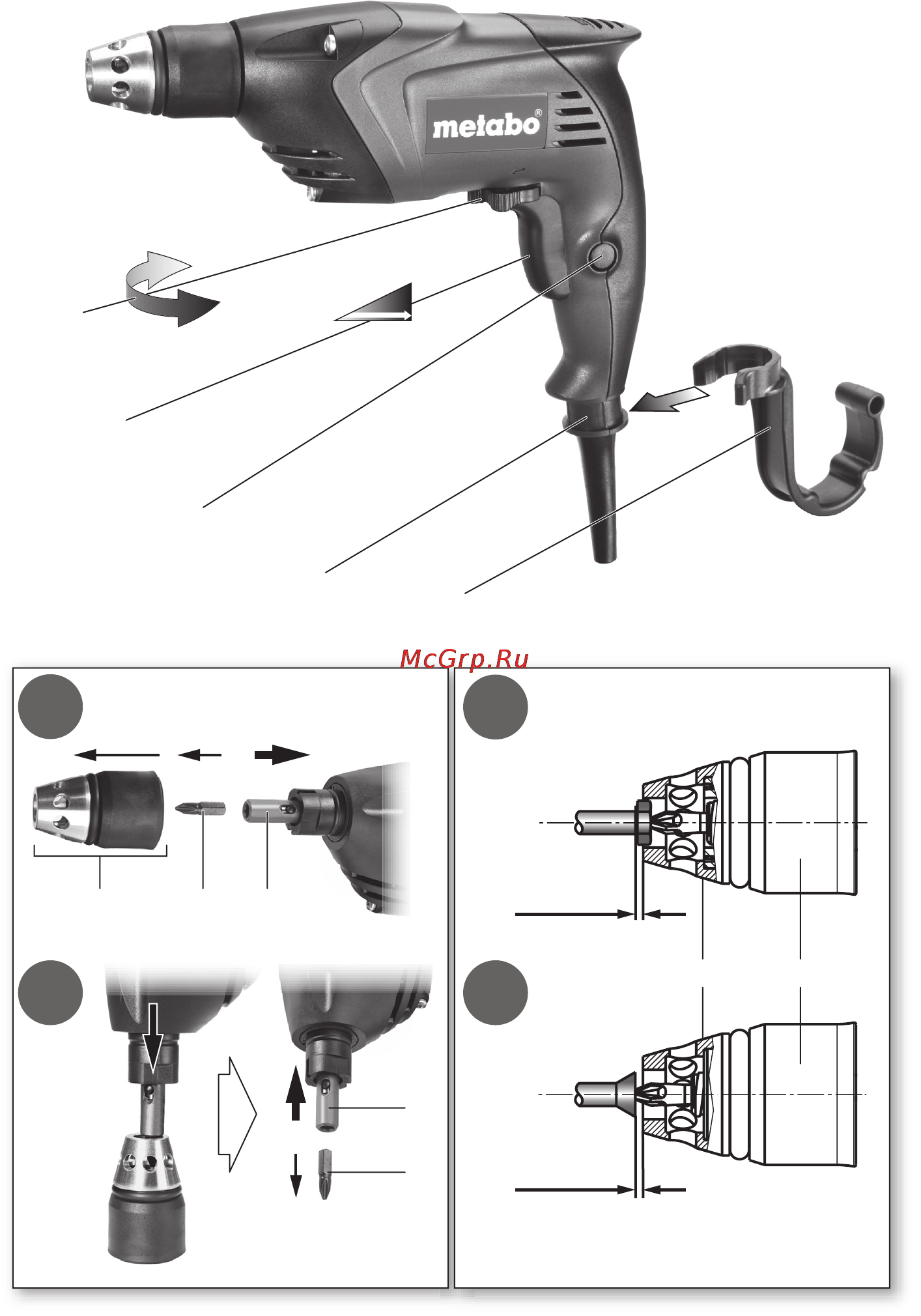 Metabo SE 2800 Инструкция по эксплуатации онлайн [2/52] 69948