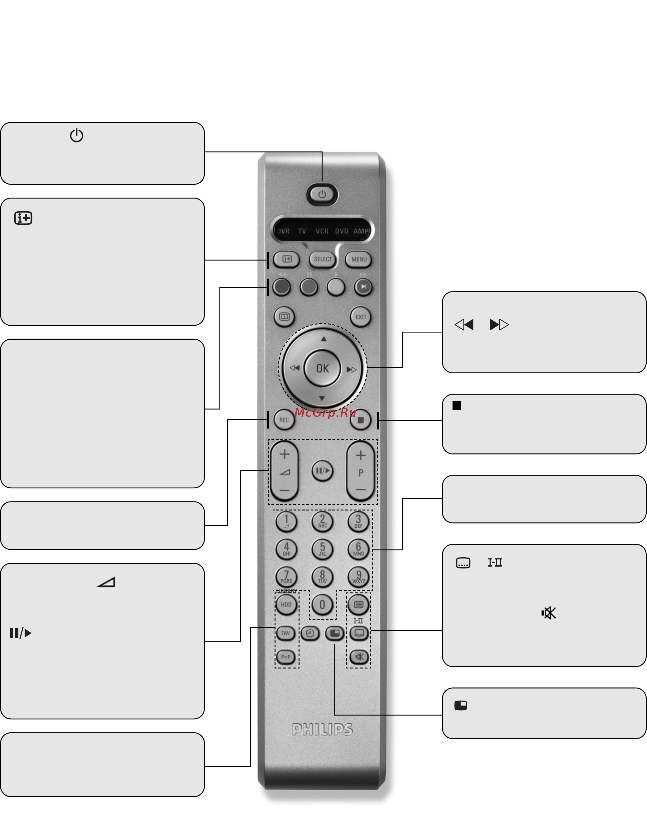 Philips DSR7005 [38/44] Пду режим vcr