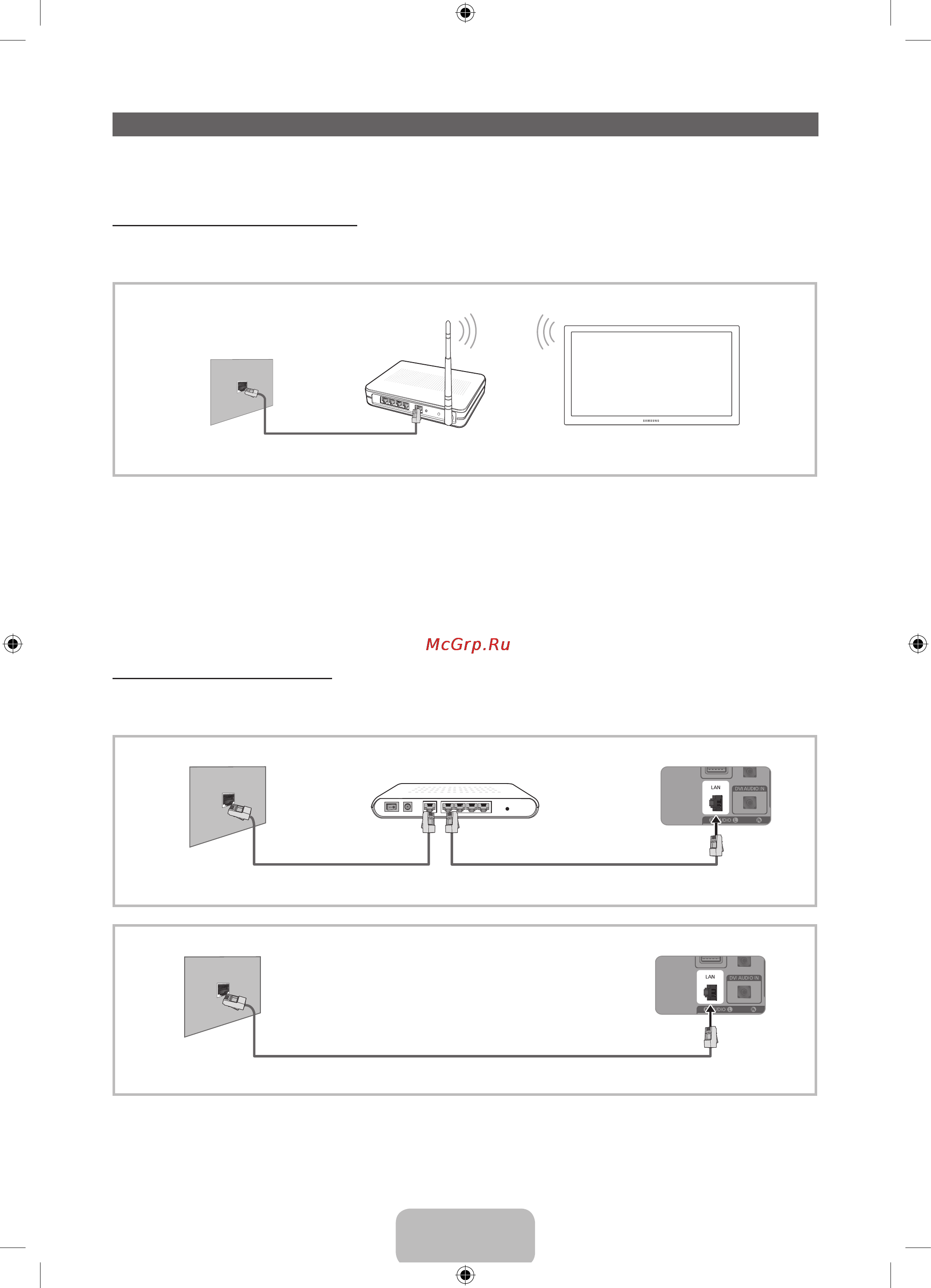 Samsung UE46 ES6307U [13/23] Сетевое подключение