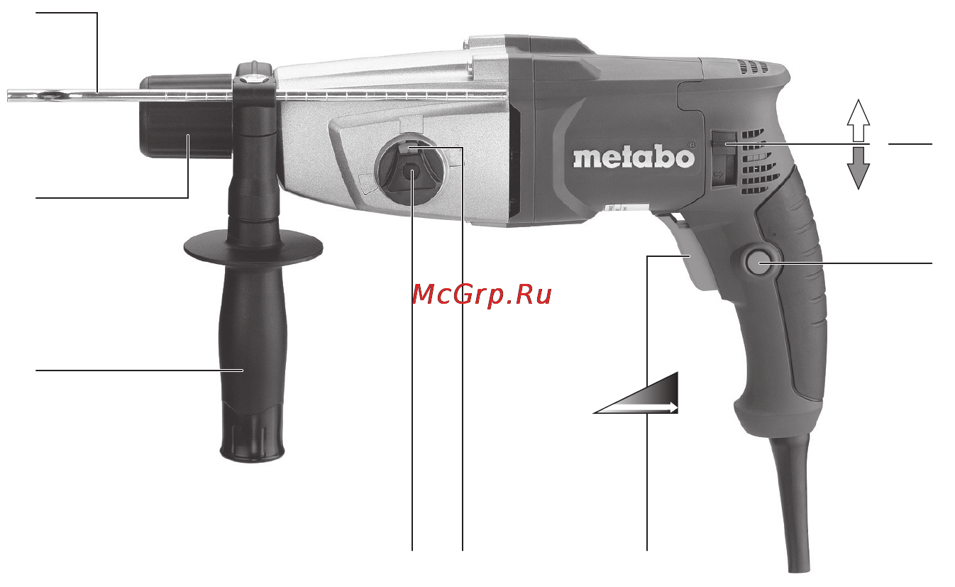 Metabo KHE 2443 Инструкция по эксплуатации онлайн [2/52] 70000