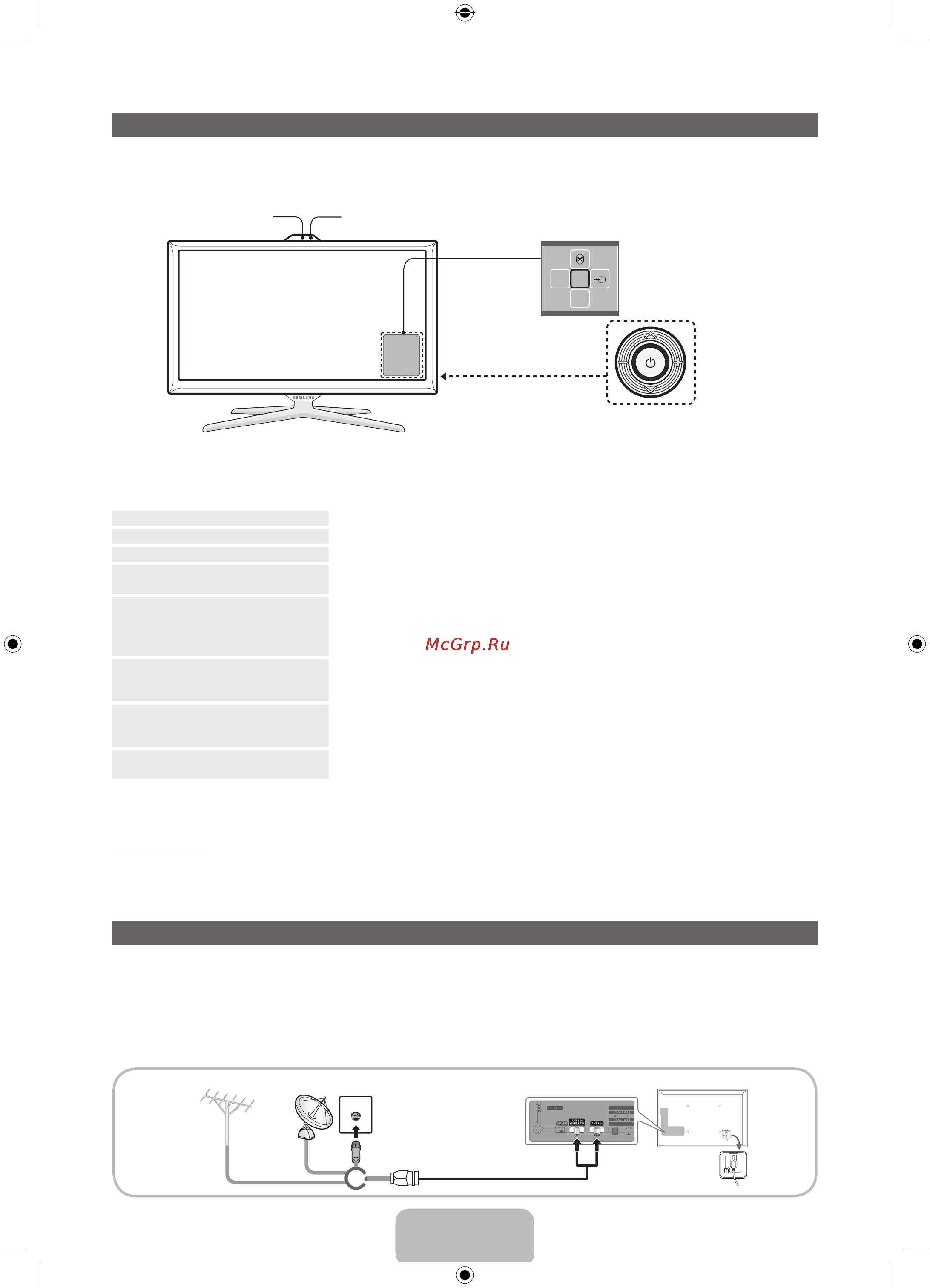 Samsung UE46 ES7507U [5/45] Подключение к антенне