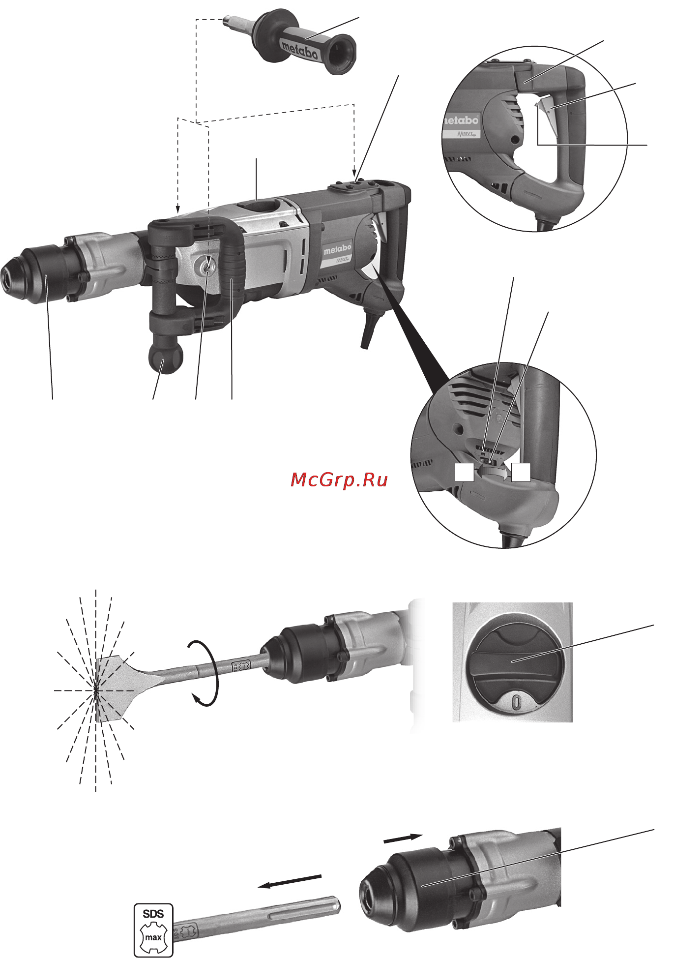 Metabo MHE 96 Инструкция по эксплуатации онлайн [3/80] 70104
