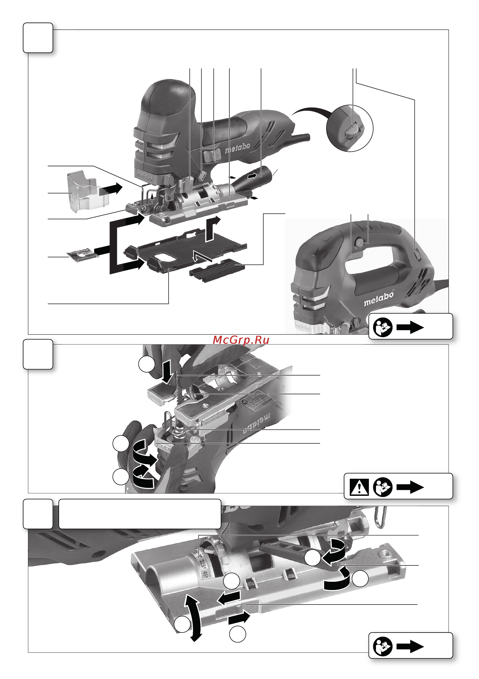 Metabo STEB 140 Plus Инструкция по эксплуатации онлайн [2/68] 70066