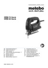 Metabo STEB 80 Quick Инструкция по эксплуатации