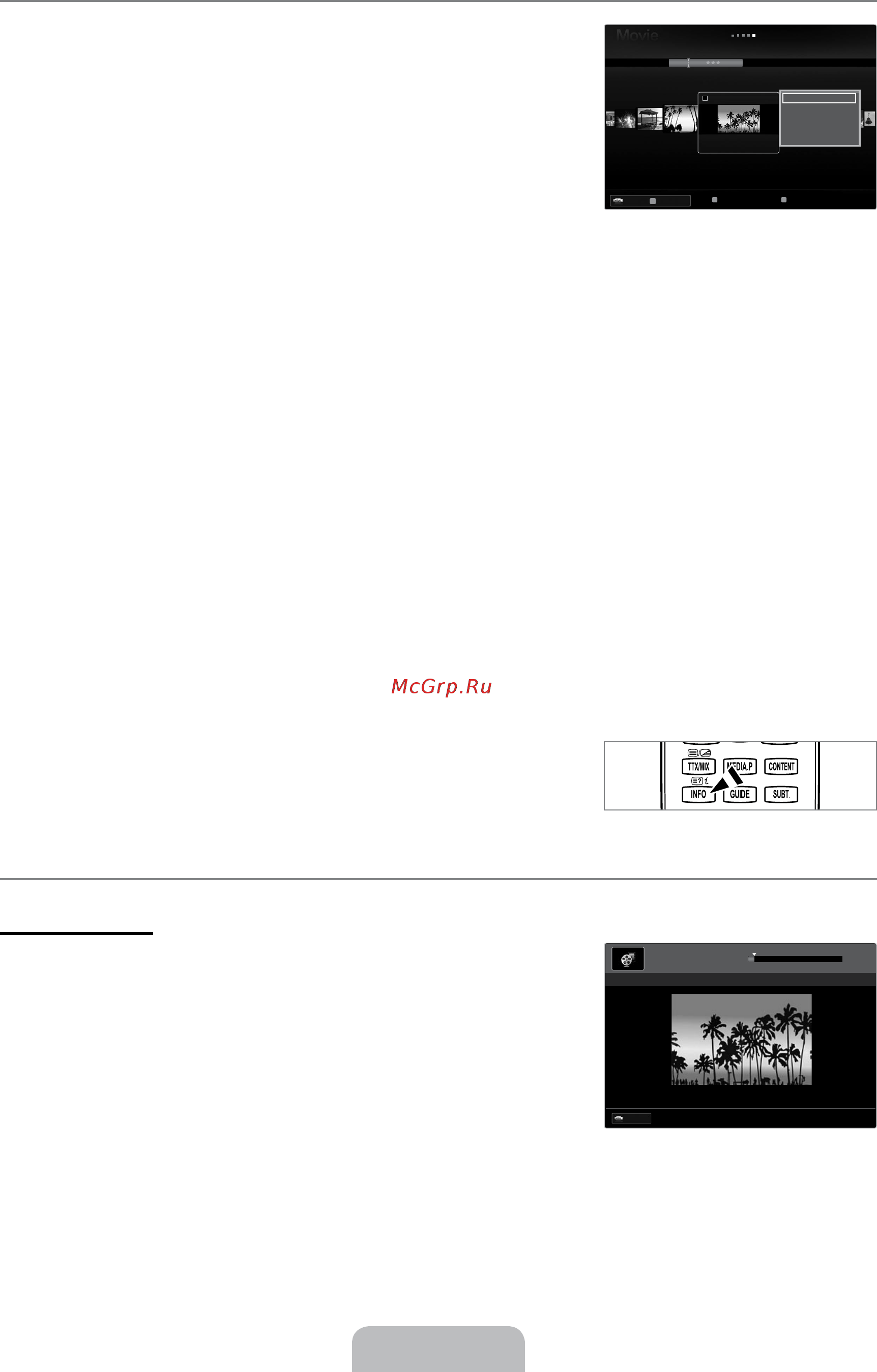 Samsung UE-32 B7000 WW [50/170] Movie list option menu