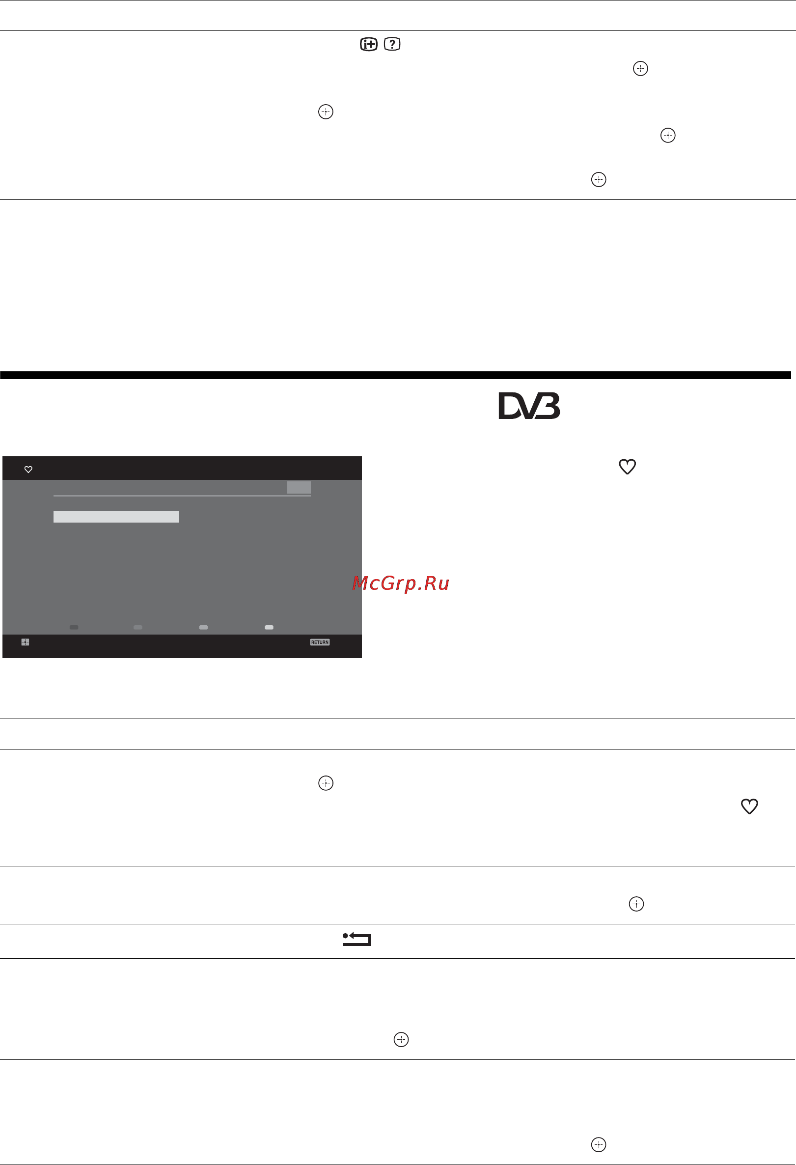 Sony KDL-52 W4000 [16/71] Using the digital favourite list