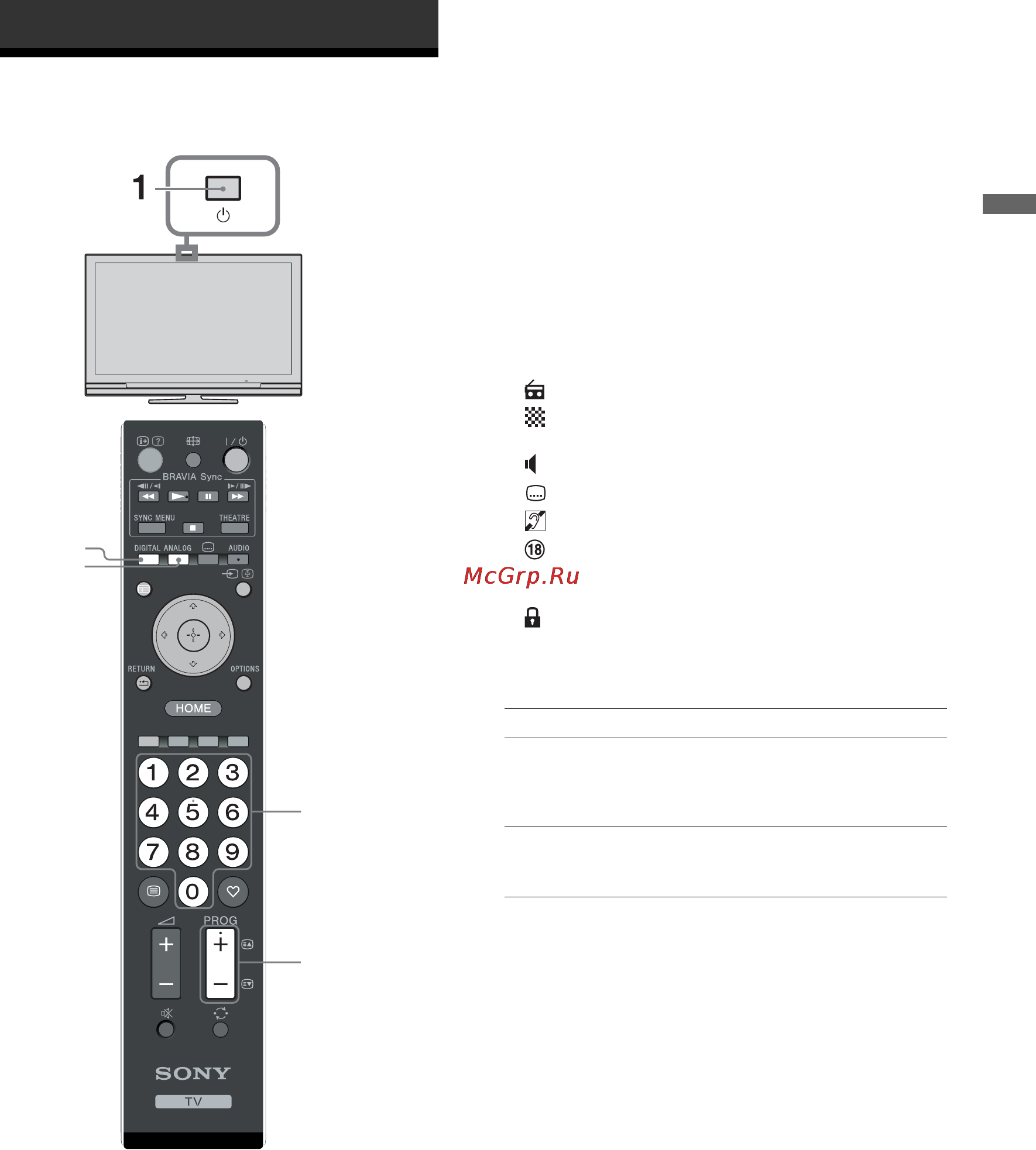 Sony KDL-52 W4000 [48/71] Просмотр телевизора