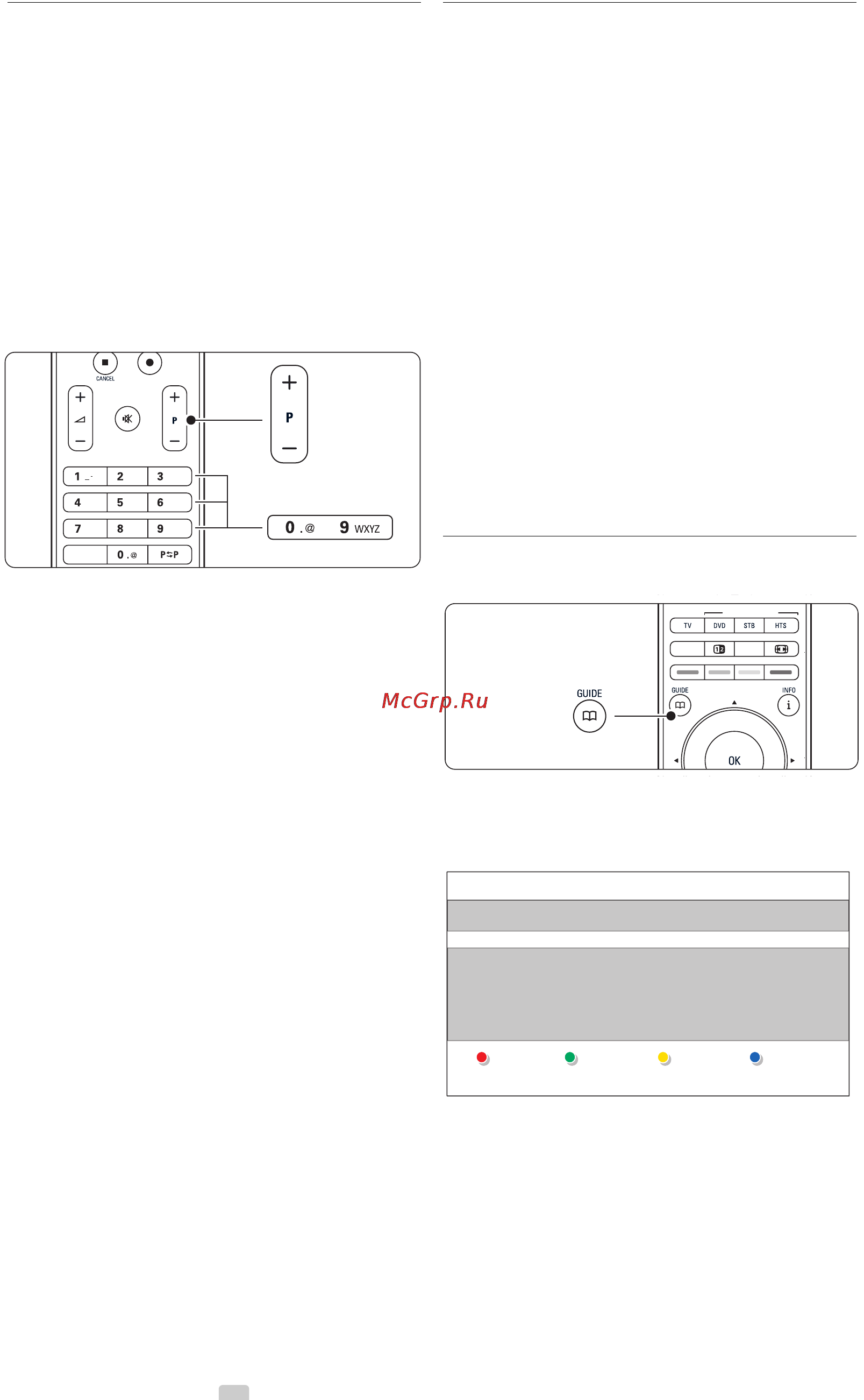 Philips 42PFL9803H/10 [24/68] Электронный гид передач