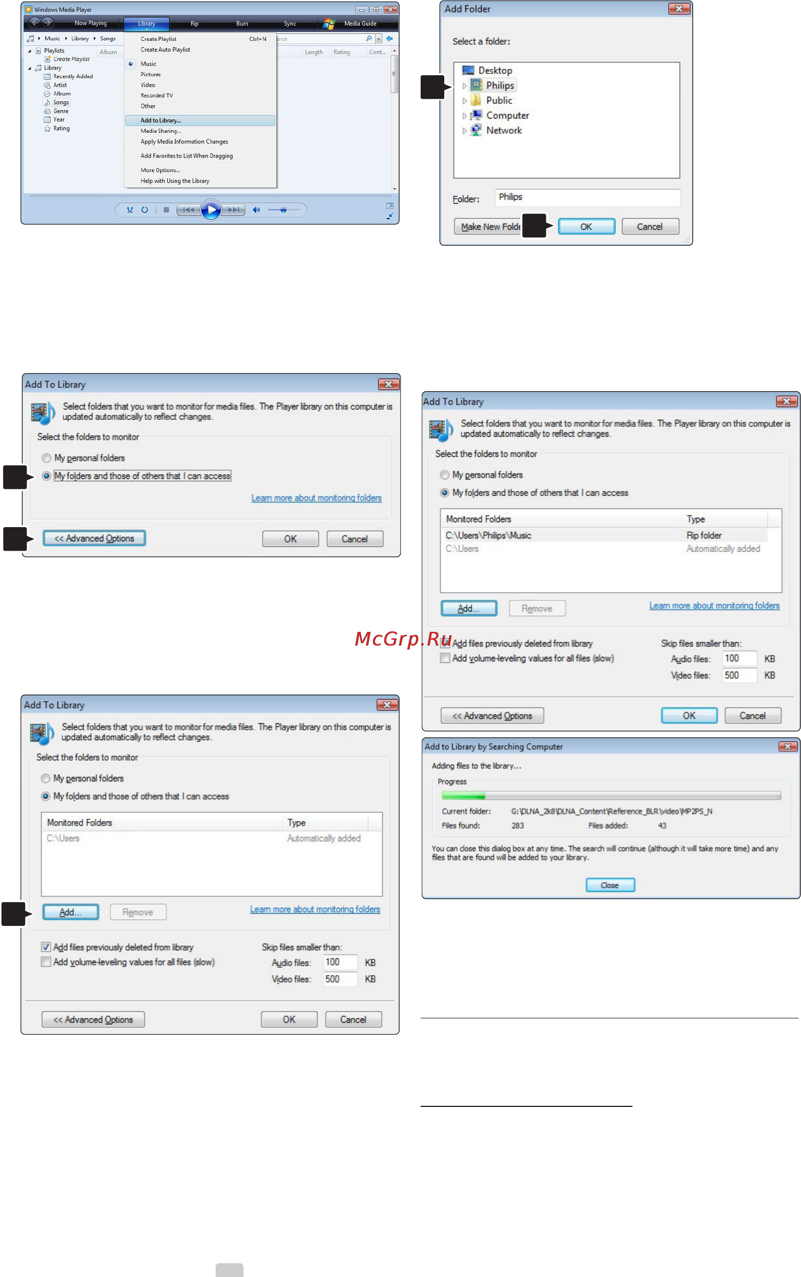 Philips 42PFL9803H/10 [48/68] Add folder