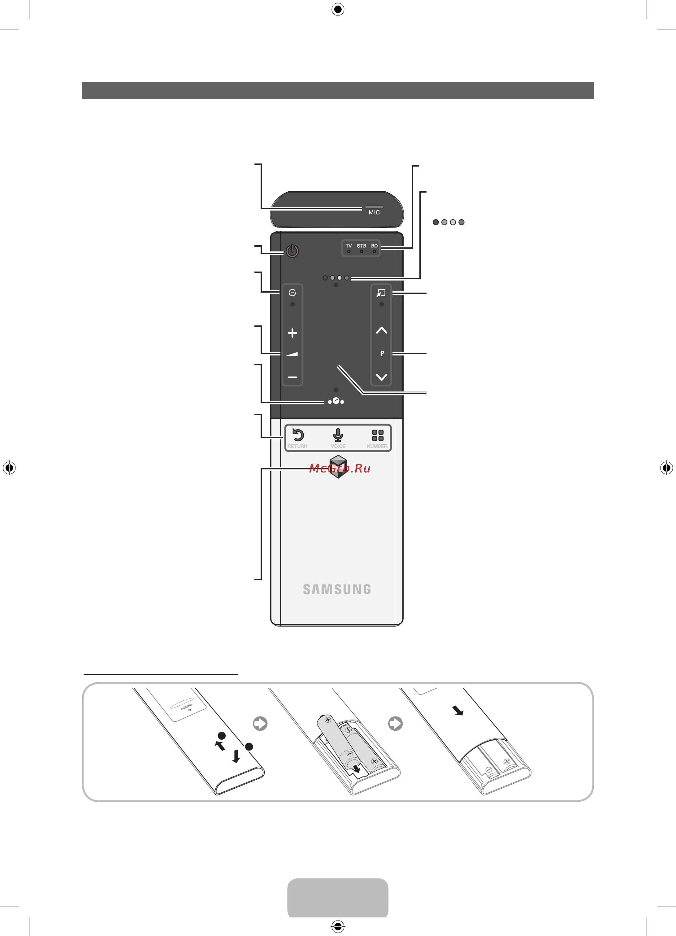 Samsung UE55 ES8007U [27/45] Smart touch control