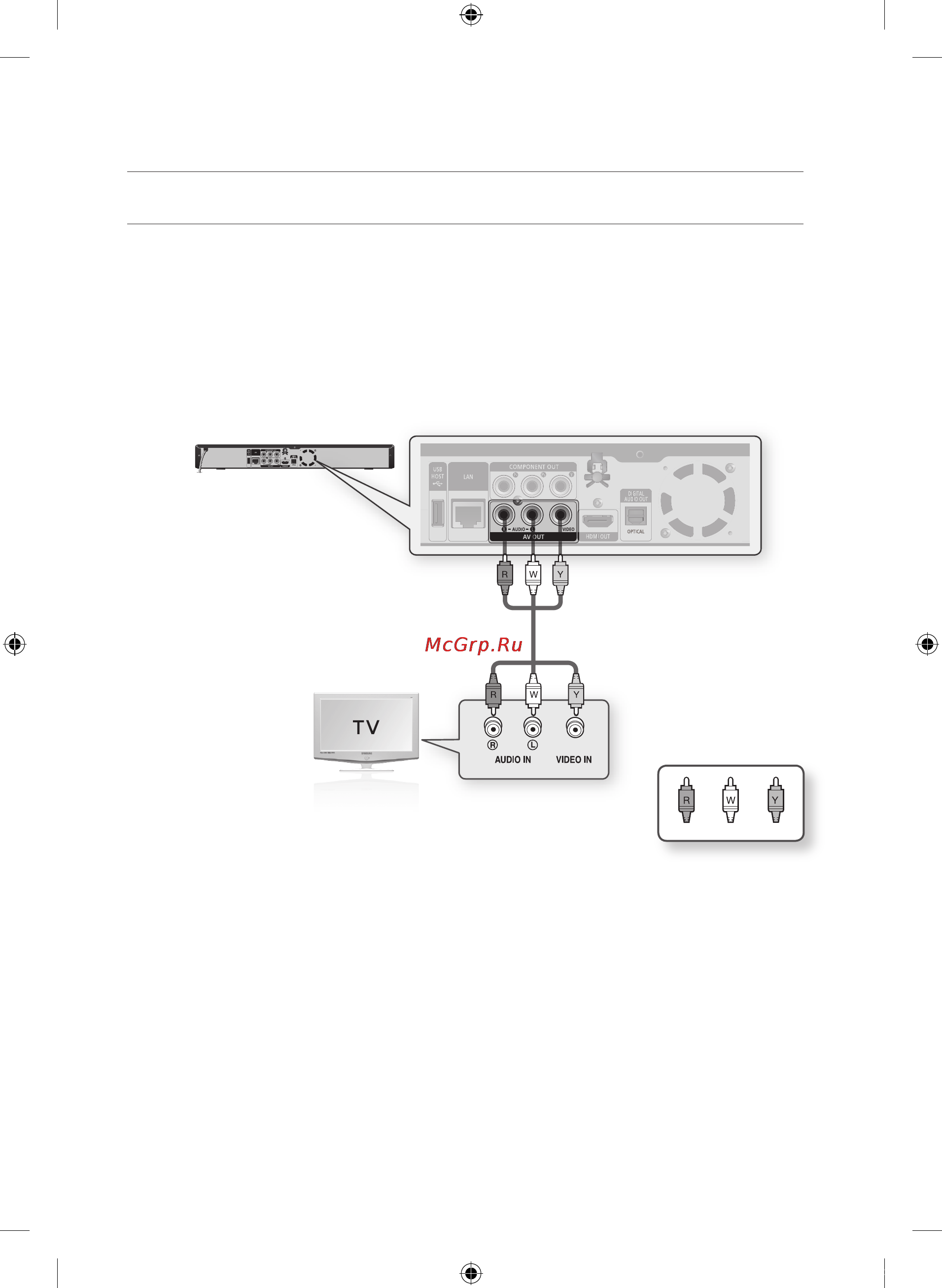 Samsung BD-P1600A [26/76] Cоединения