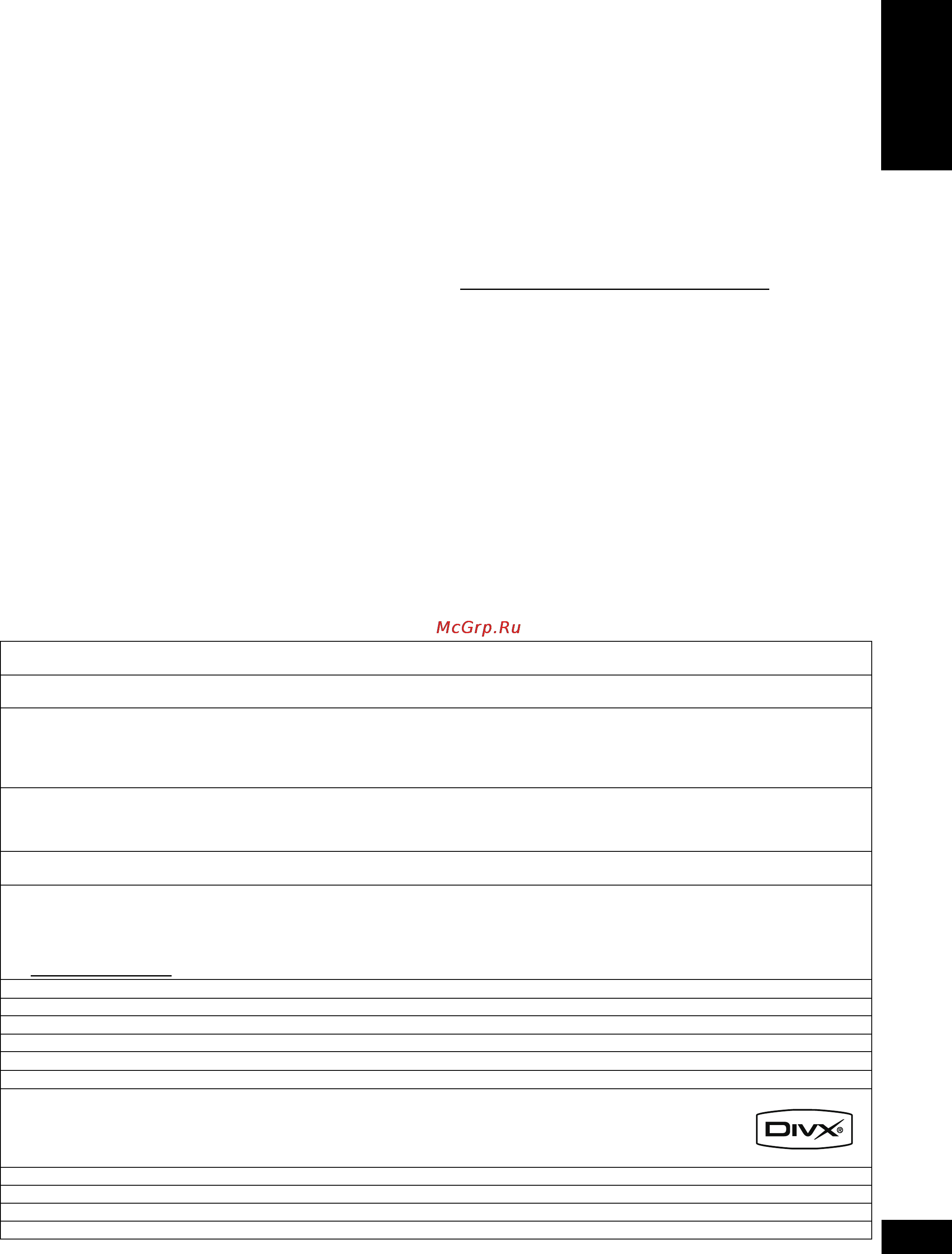 Panasonic DMP-BD60EE-K [41/44] Технические характеристики