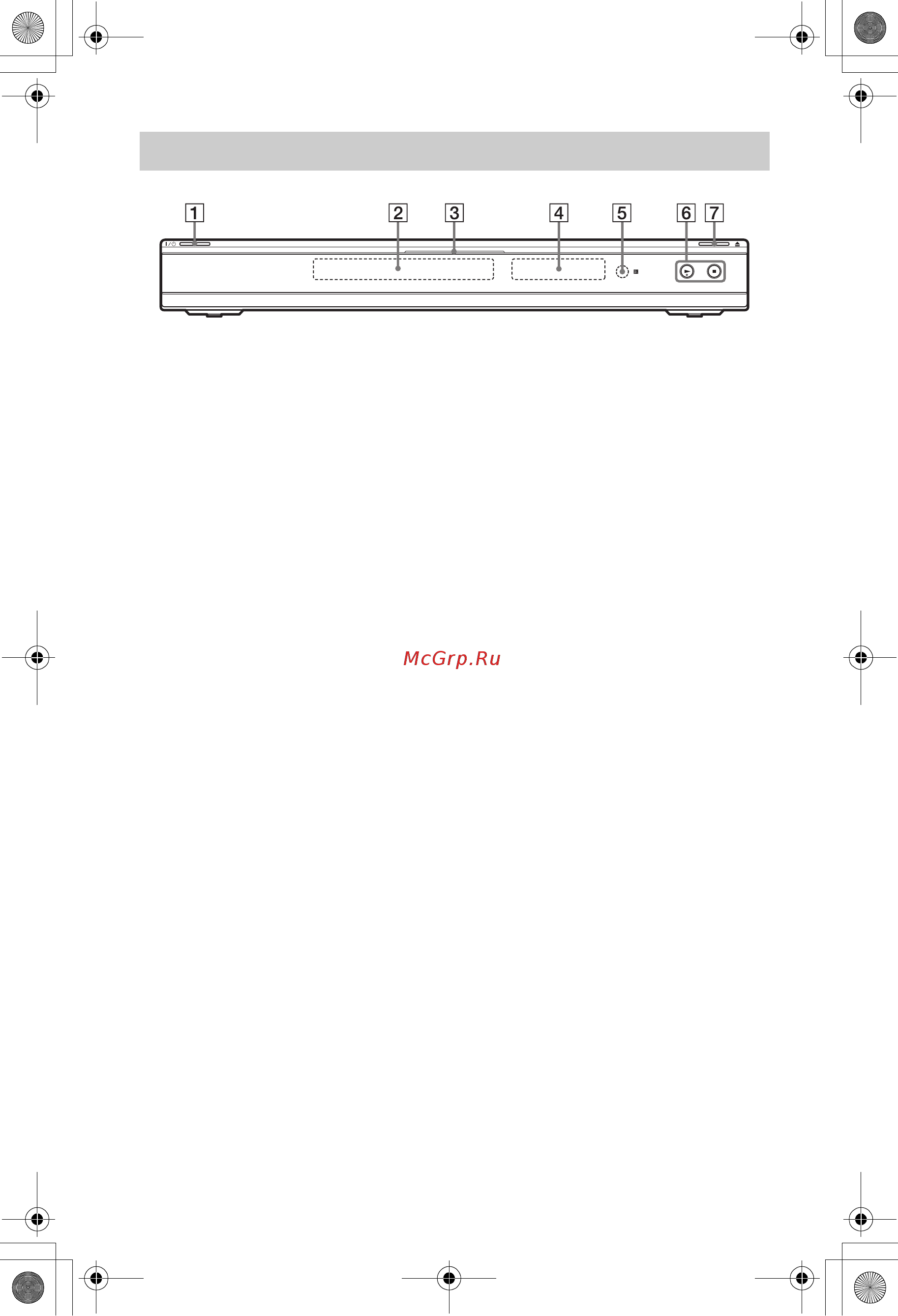 Sony BDP-S360 [12/82] Передняя панель