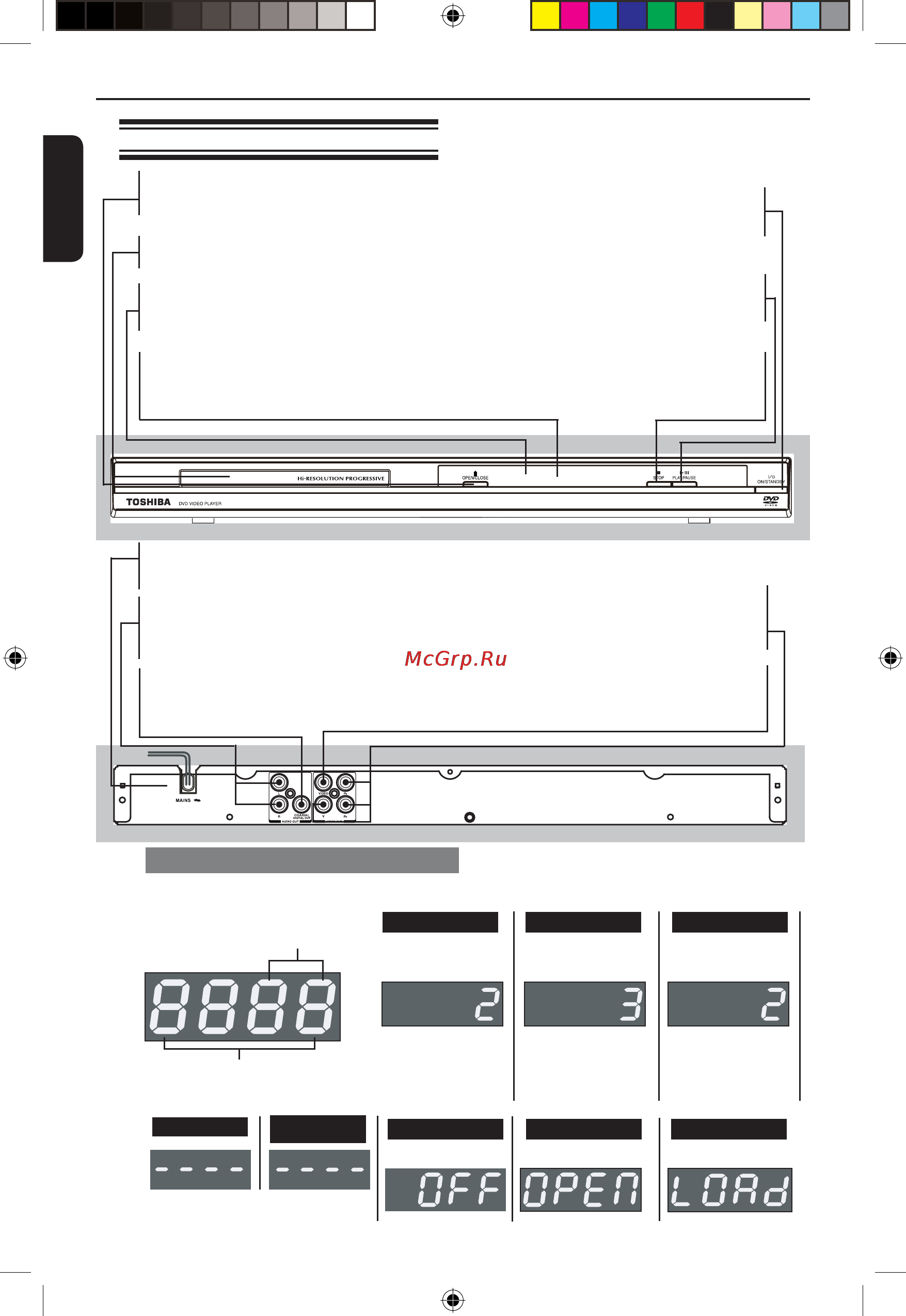 Toshiba SD-702 KR [10/27] Обзор изделия