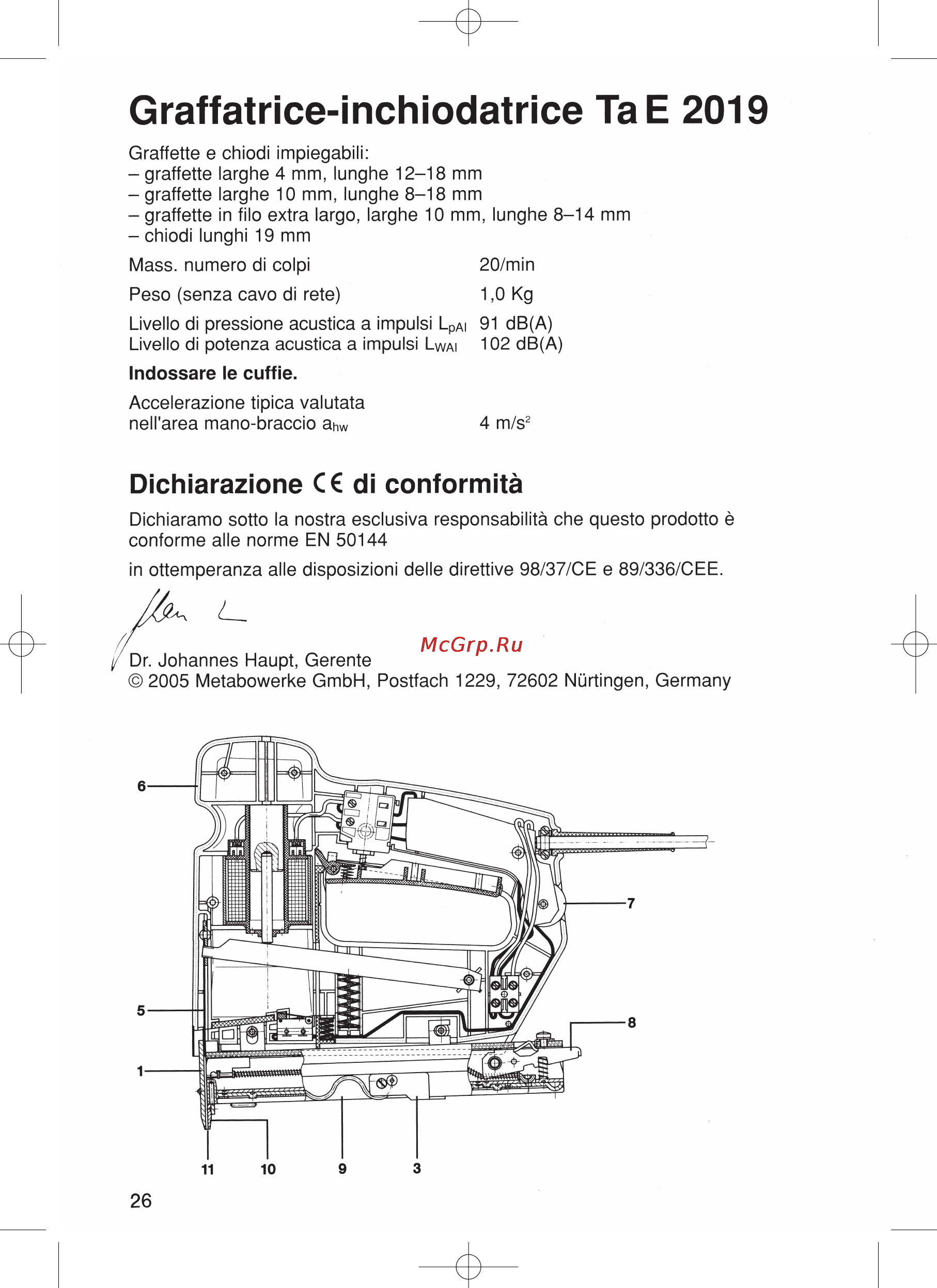 Metabo Ta E 2019 Инструкция по эксплуатации онлайн [26/40] 70160