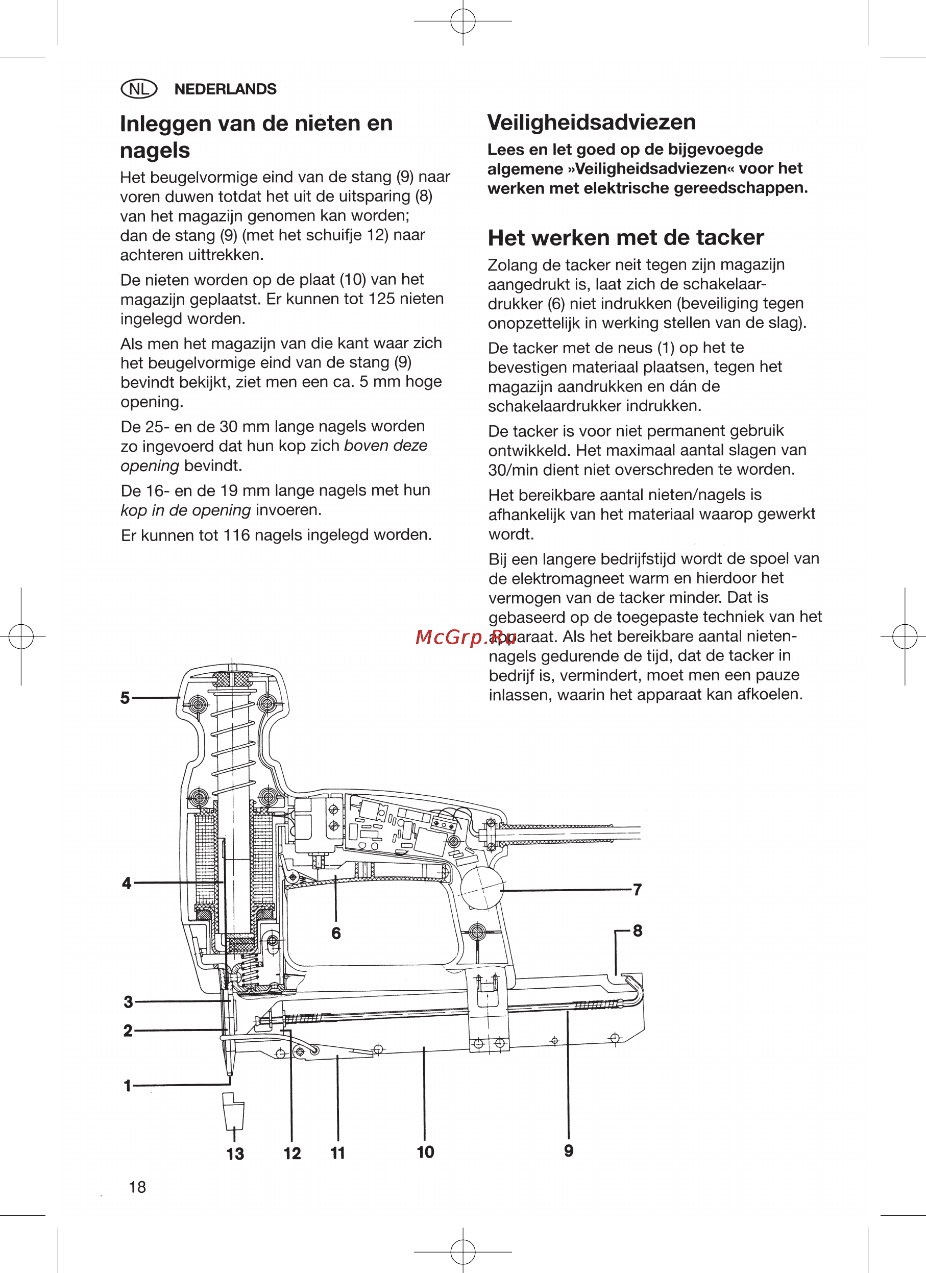 Metabo Ta E 3030 Инструкция по эксплуатации онлайн [18/32] 70163