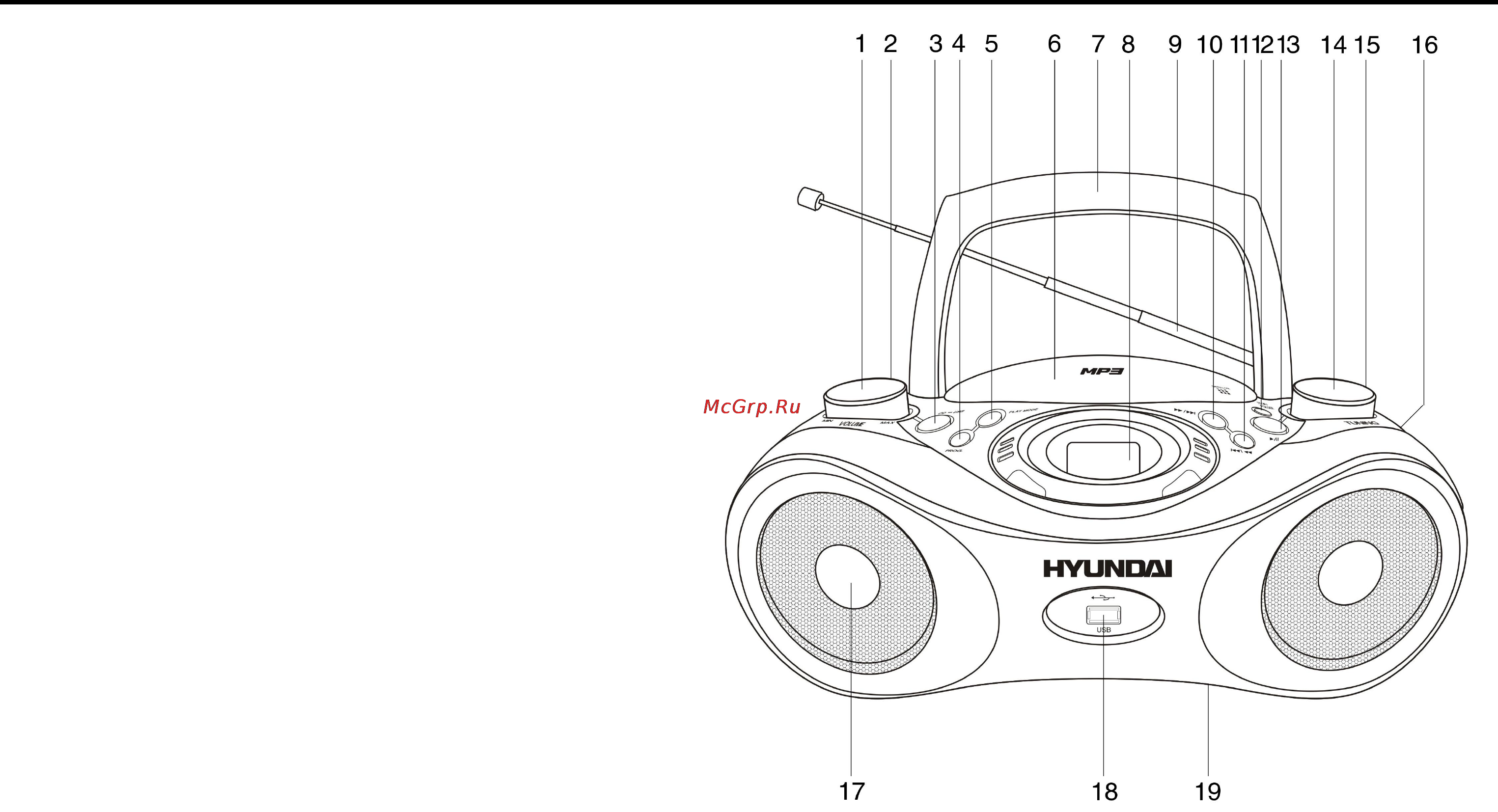 Hyundai H-1403 White [2/7] Описание