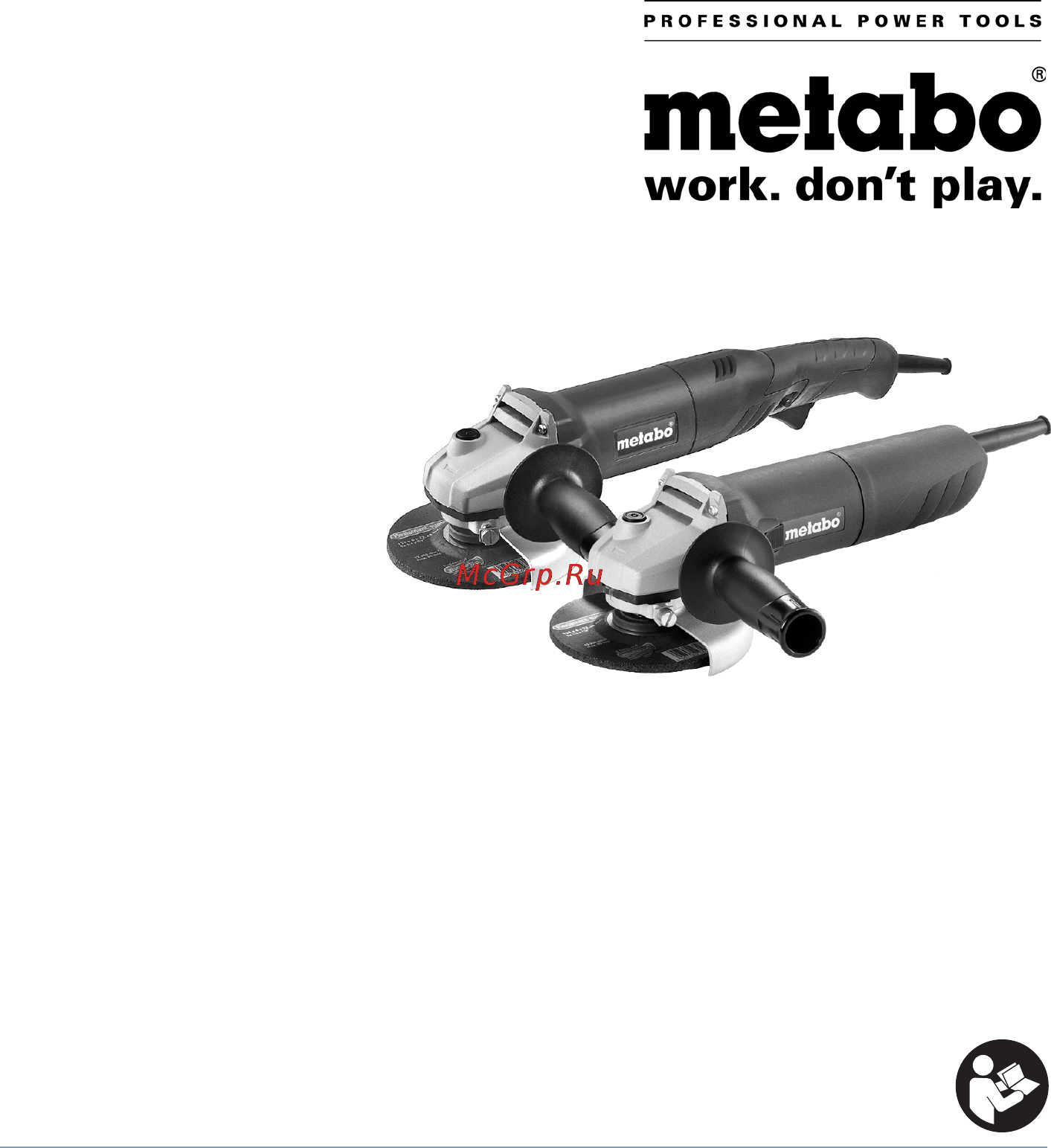 Metabo W 1080-125 RT Инструкция по эксплуатации онлайн