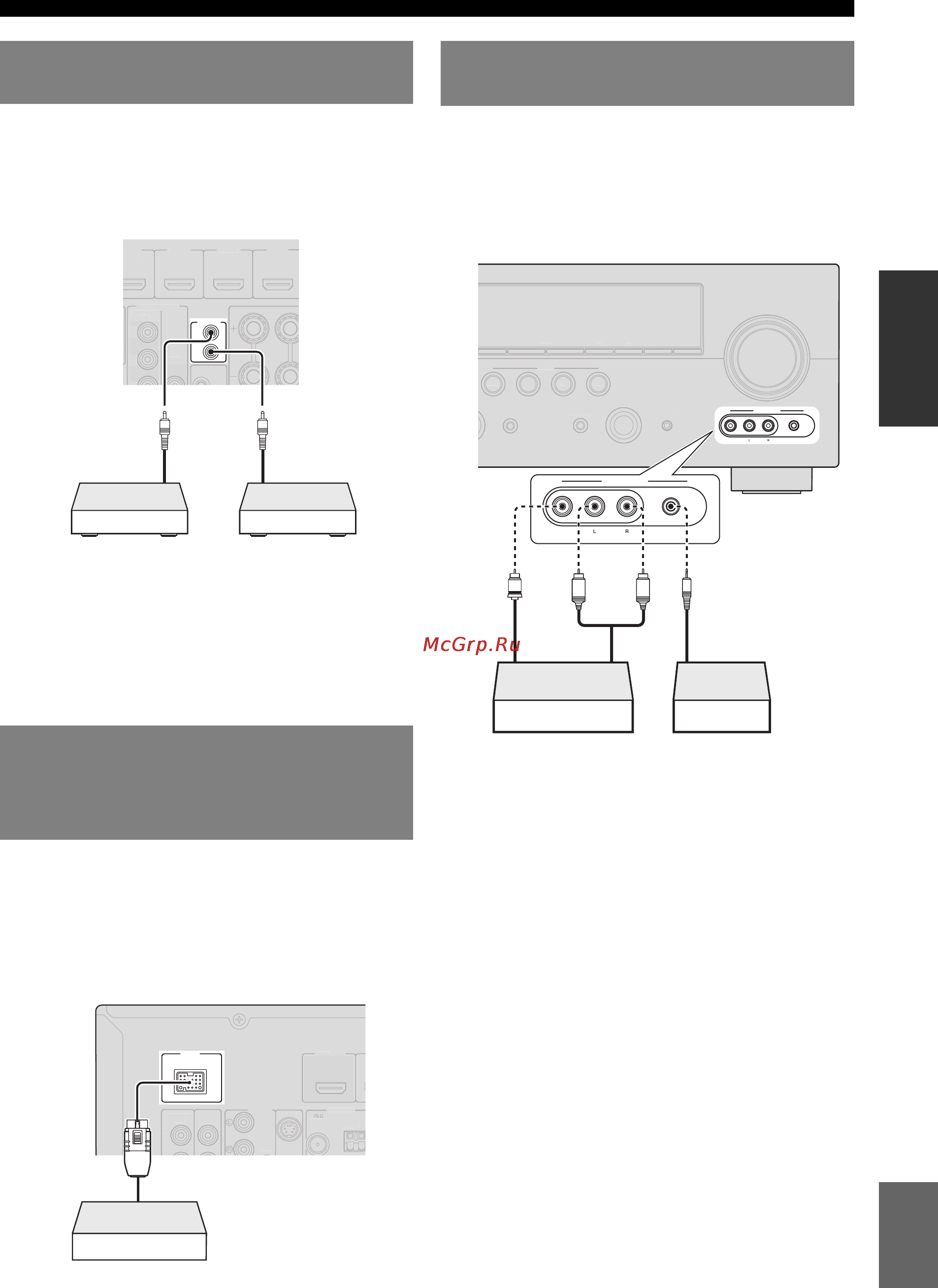 Yamaha RX-V765 Titan [21/87] Использование гнезд remote in out