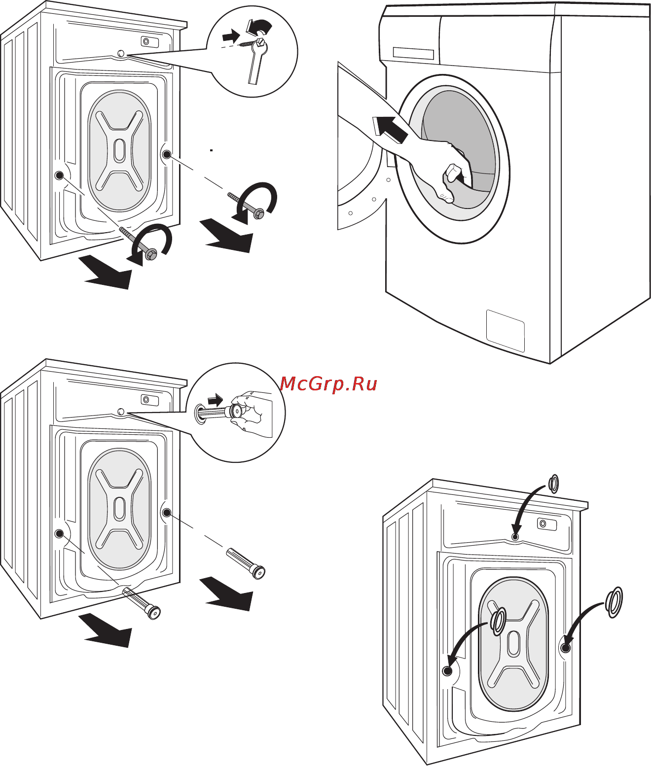 Electrolux EWFM12470 W Инструкция по эксплуатации онлайн [30/36] 70370