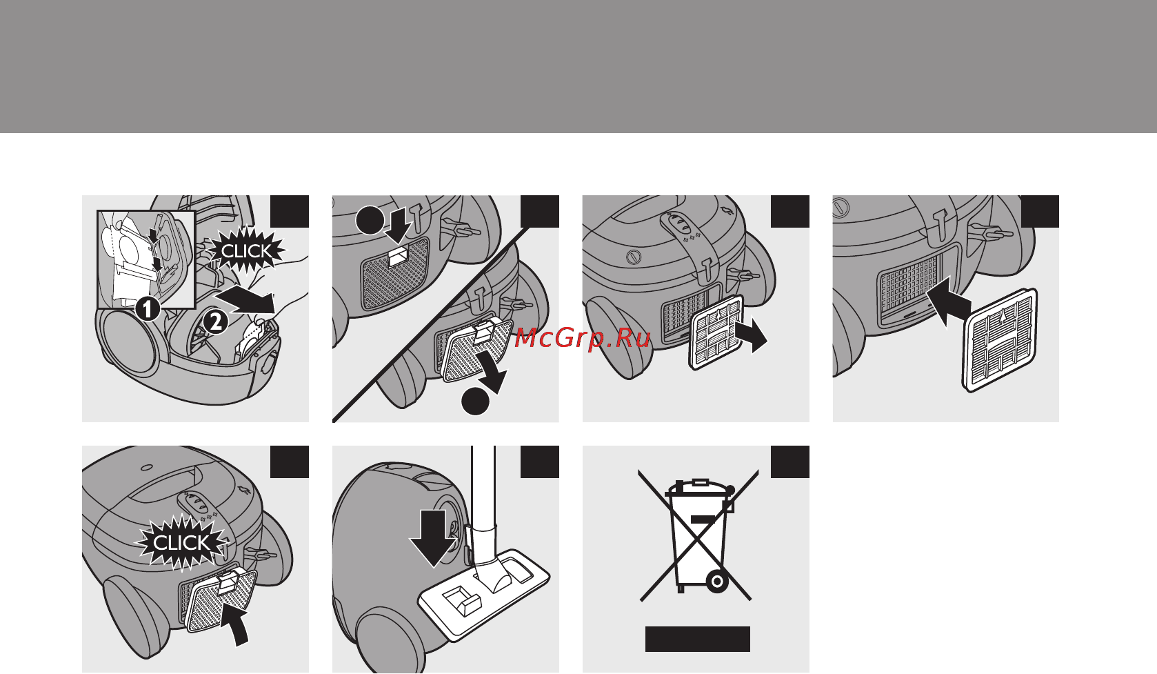 Philips FC8230 Инструкция по эксплуатации онлайн [115/116] 70408