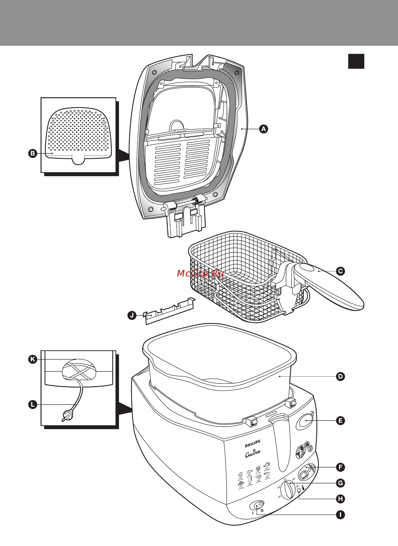 Philips HD6158 Инструкция по эксплуатации онлайн [3/124] 70469