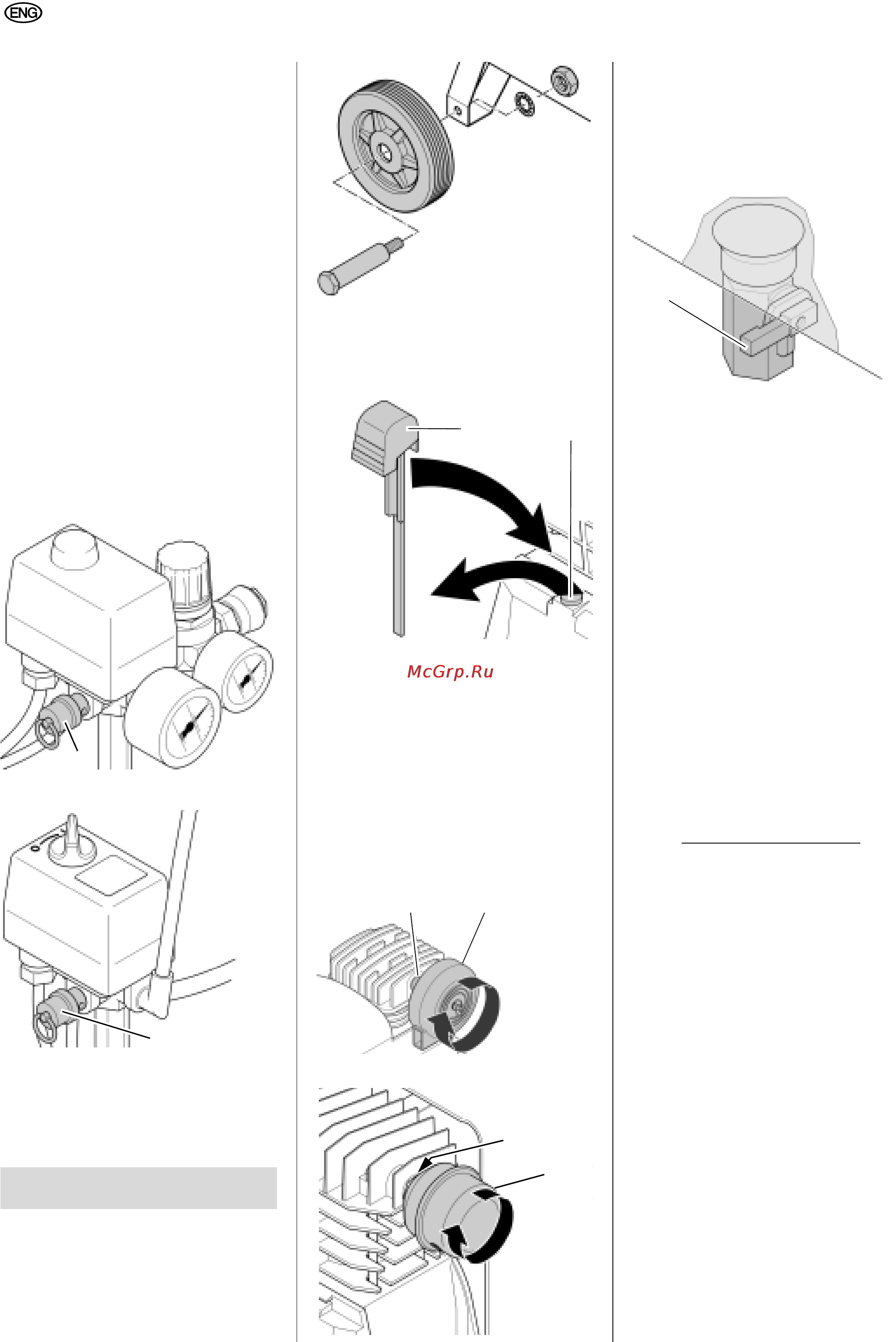Metabo BasicAir 250 [12/109] Safety devices