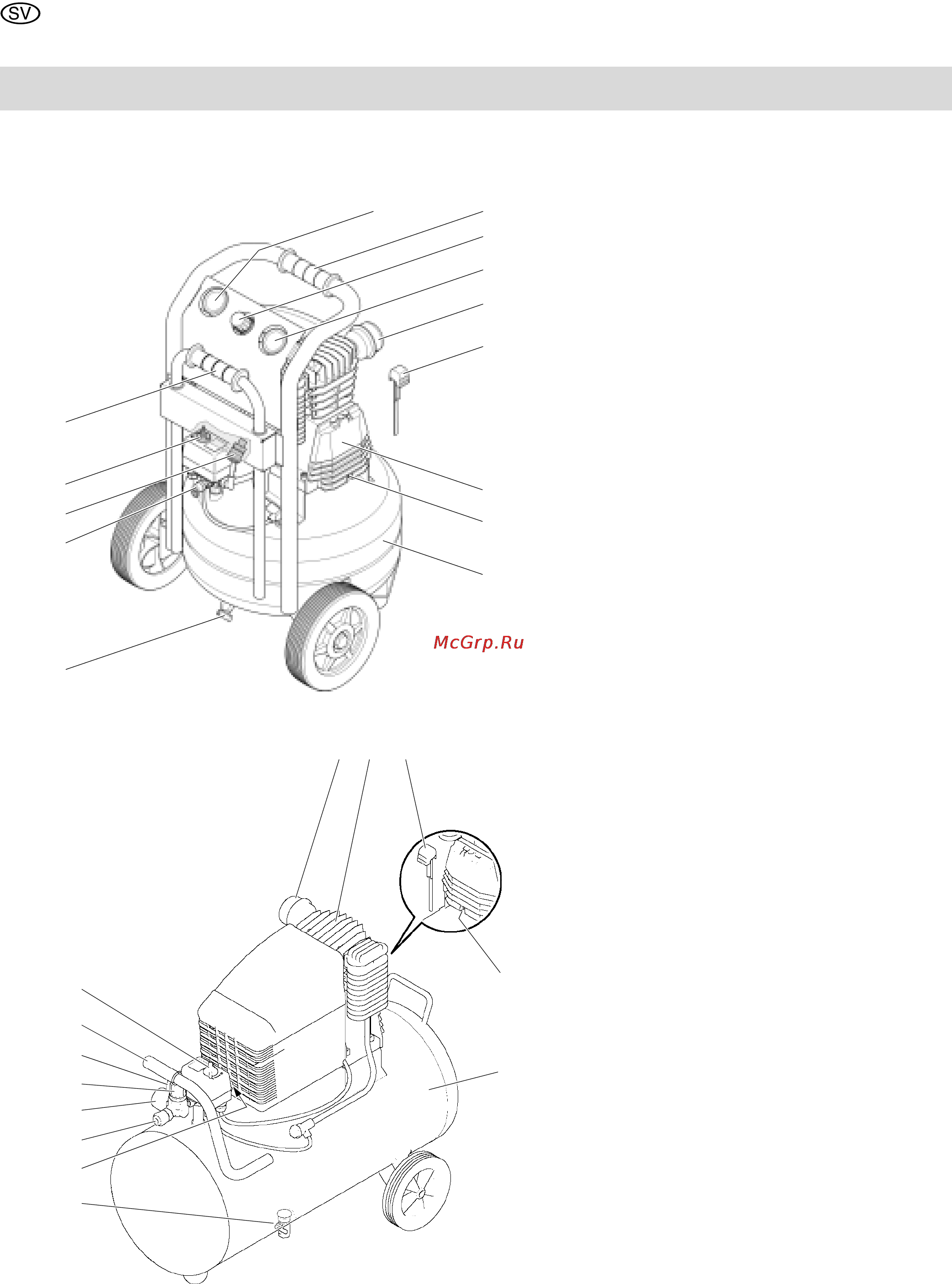 Metabo BasicAir 350 [66/109] Översikt över maskinen leveransomfattning