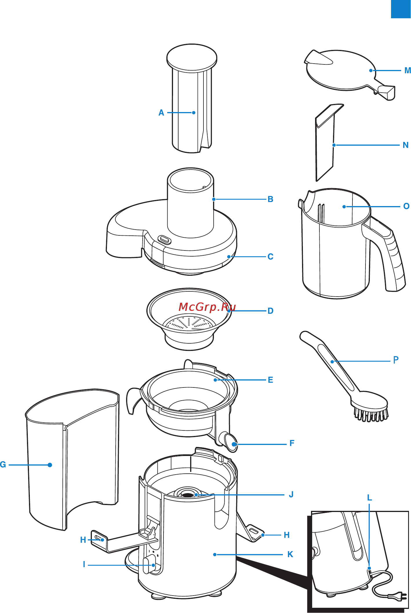 Philips HR1861 Инструкция по эксплуатации онлайн [3/124] 70495