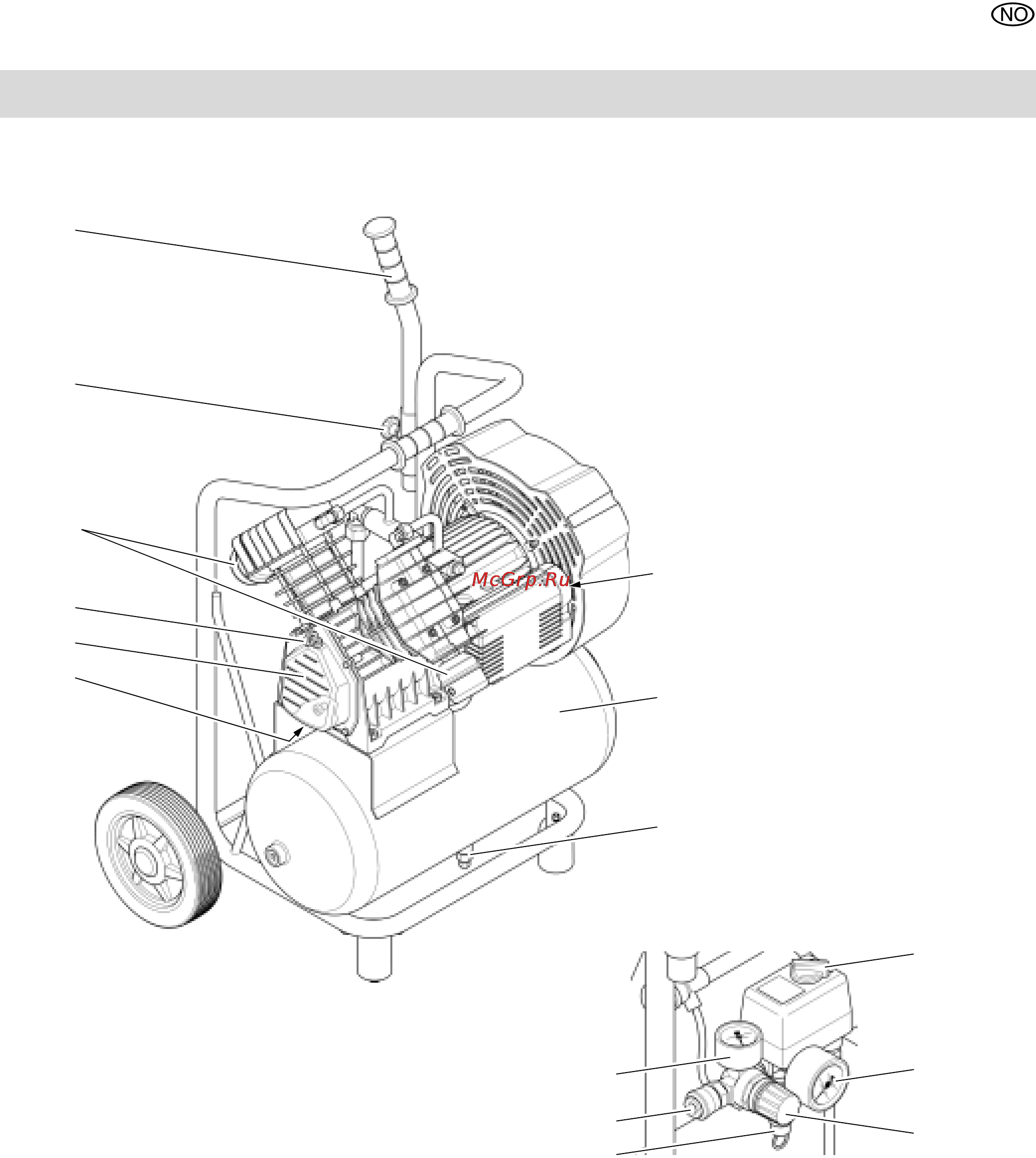Metabo PowerAir V400 [9/55] Oversikt over apparatet leveringsomfang