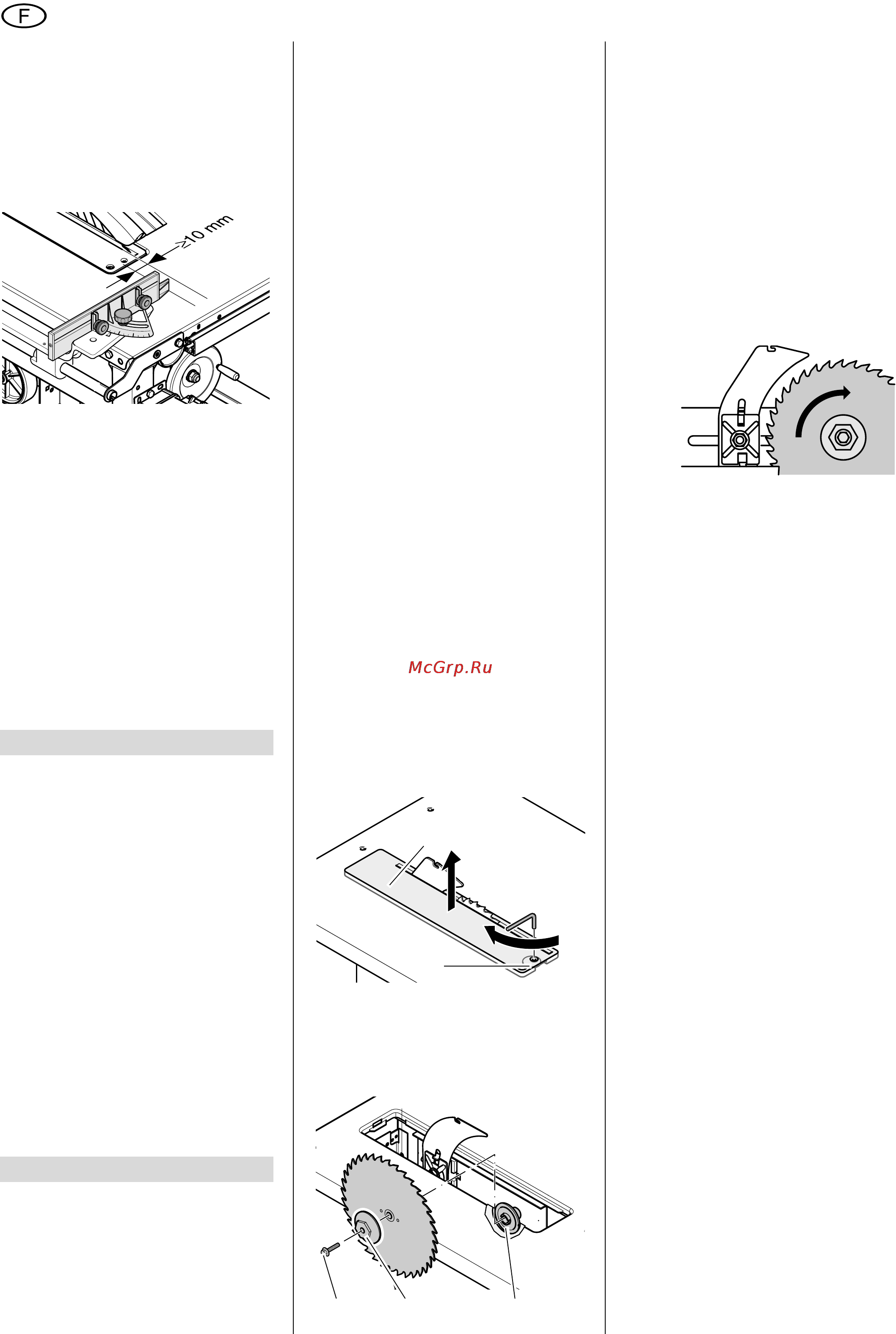 Metabo TKHS 315 M [44/64] Français