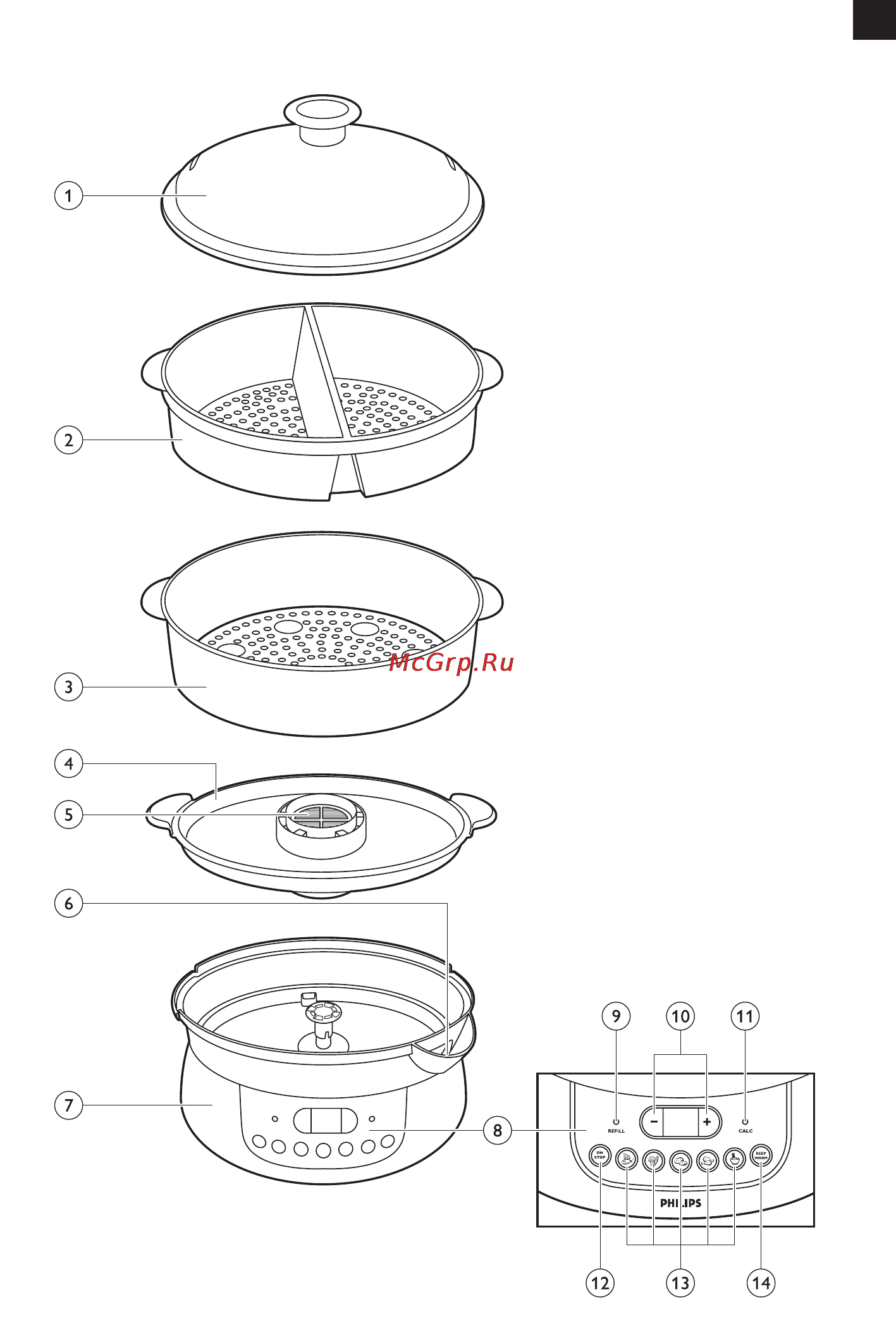 Philips HD9139 Инструкция по эксплуатации онлайн [3/28] 70599
