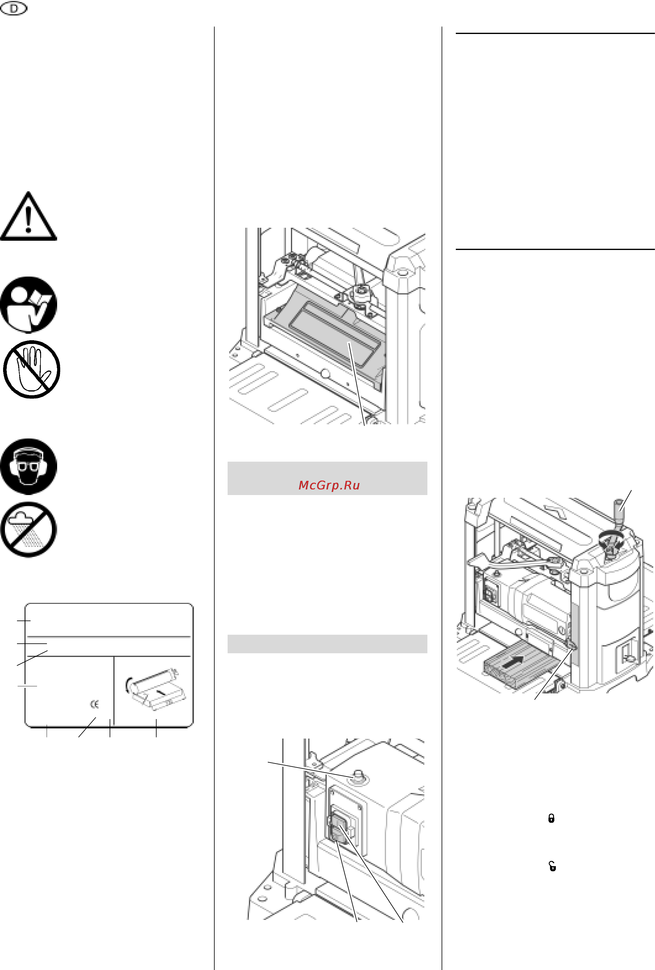 Metabo DH 330 [6/51] Besondere produkteigen schaften