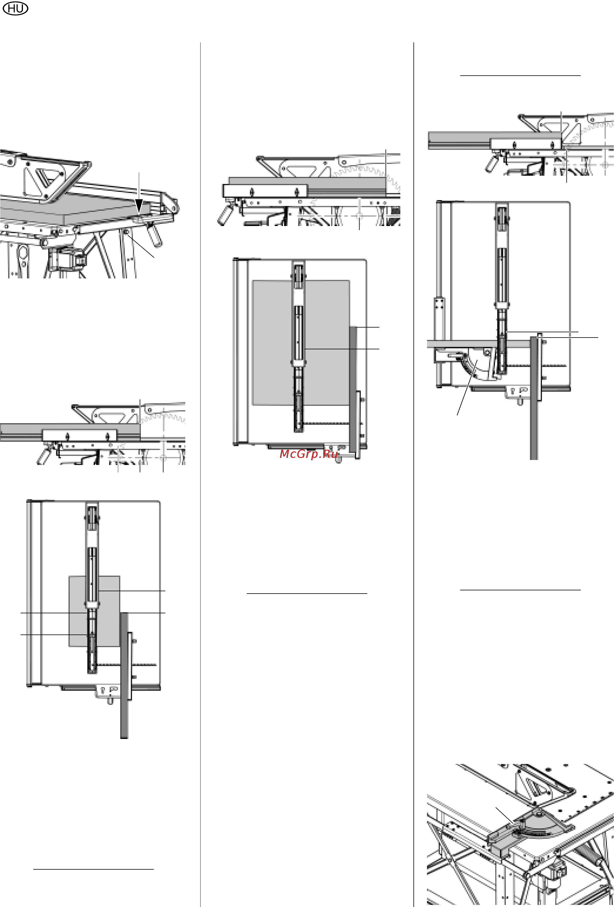 Metabo BKH 450 Plus-5.5 DNB 0104705000 [40/75] Fűrészelés a kereszt ütköző használatával