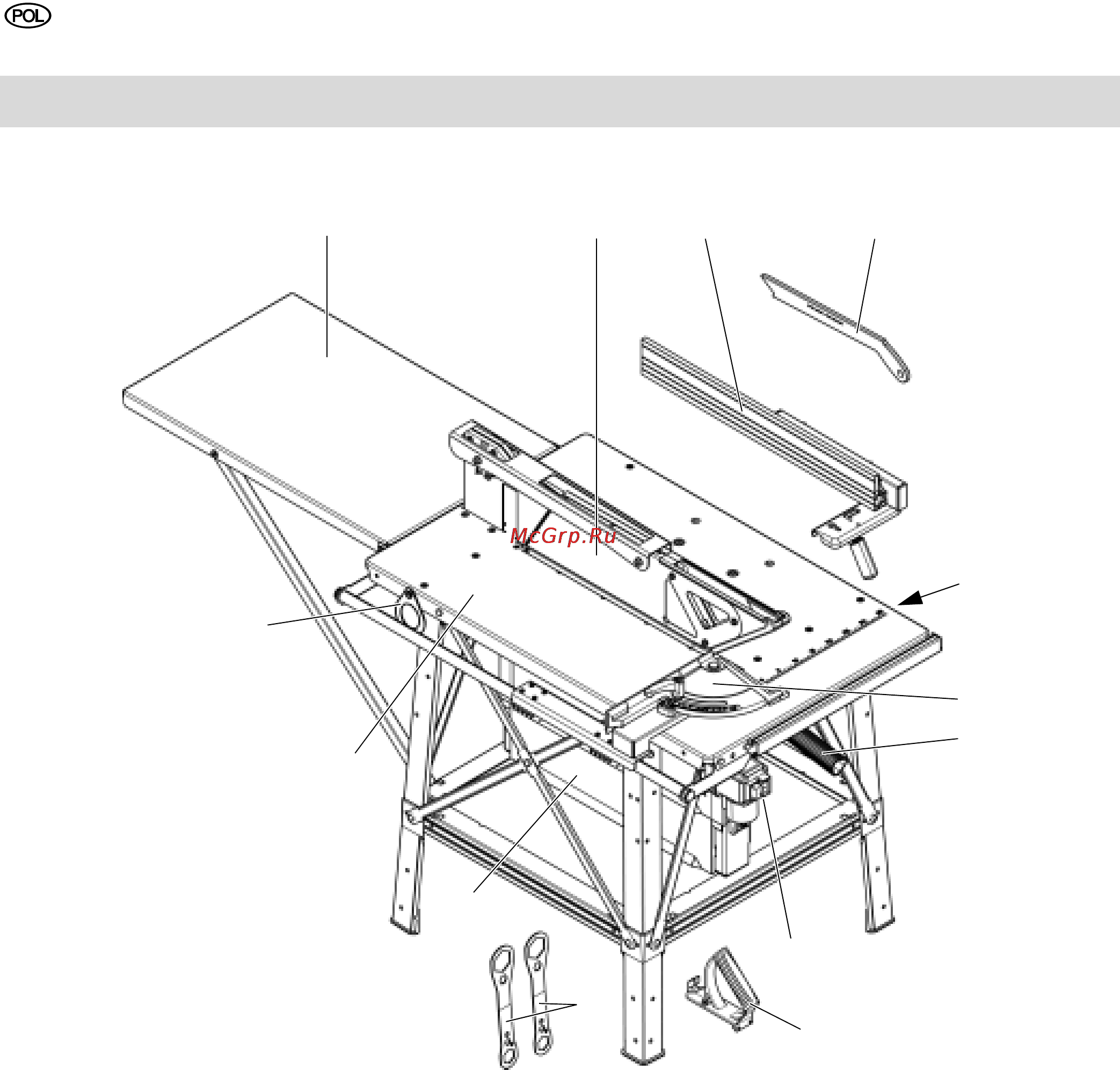 Metabo BKH 450 Plus [46/75] Części pilarki