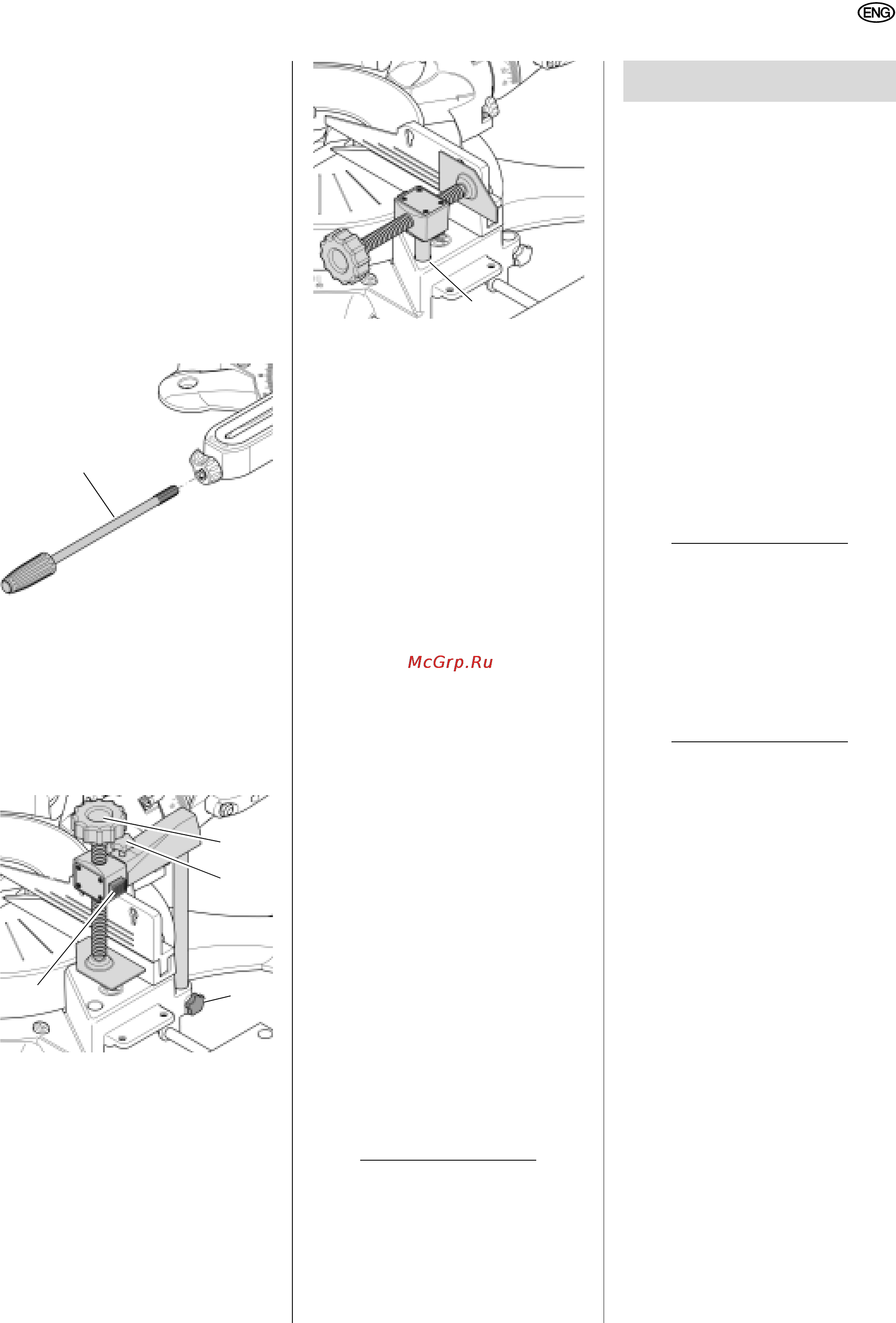 Metabo KGS 216 Plus [29/79] Mounting the rotary table lock screw
