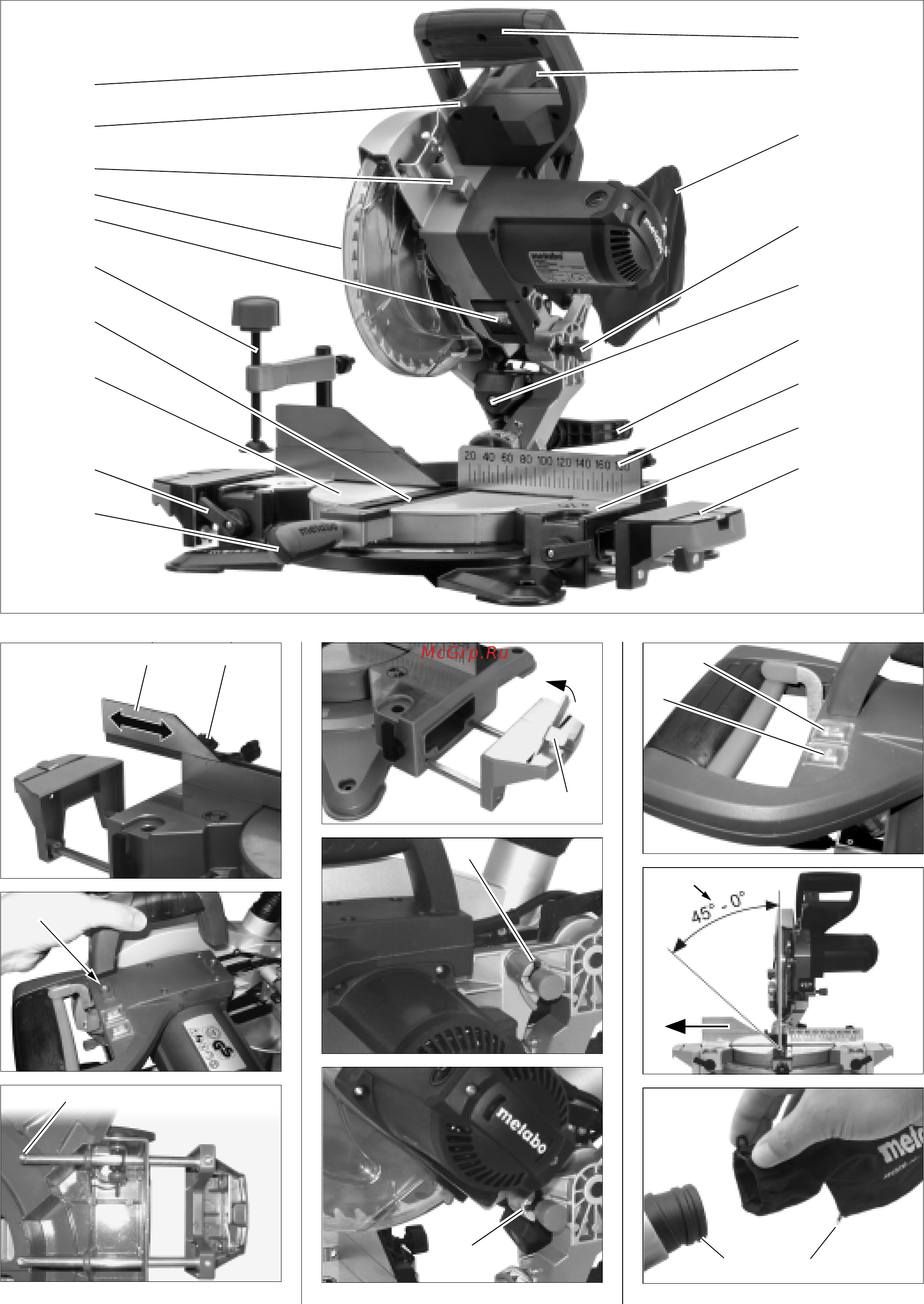Metabo KS 216 M Lasercut Инструкция по эксплуатации онлайн [2/62] 70678