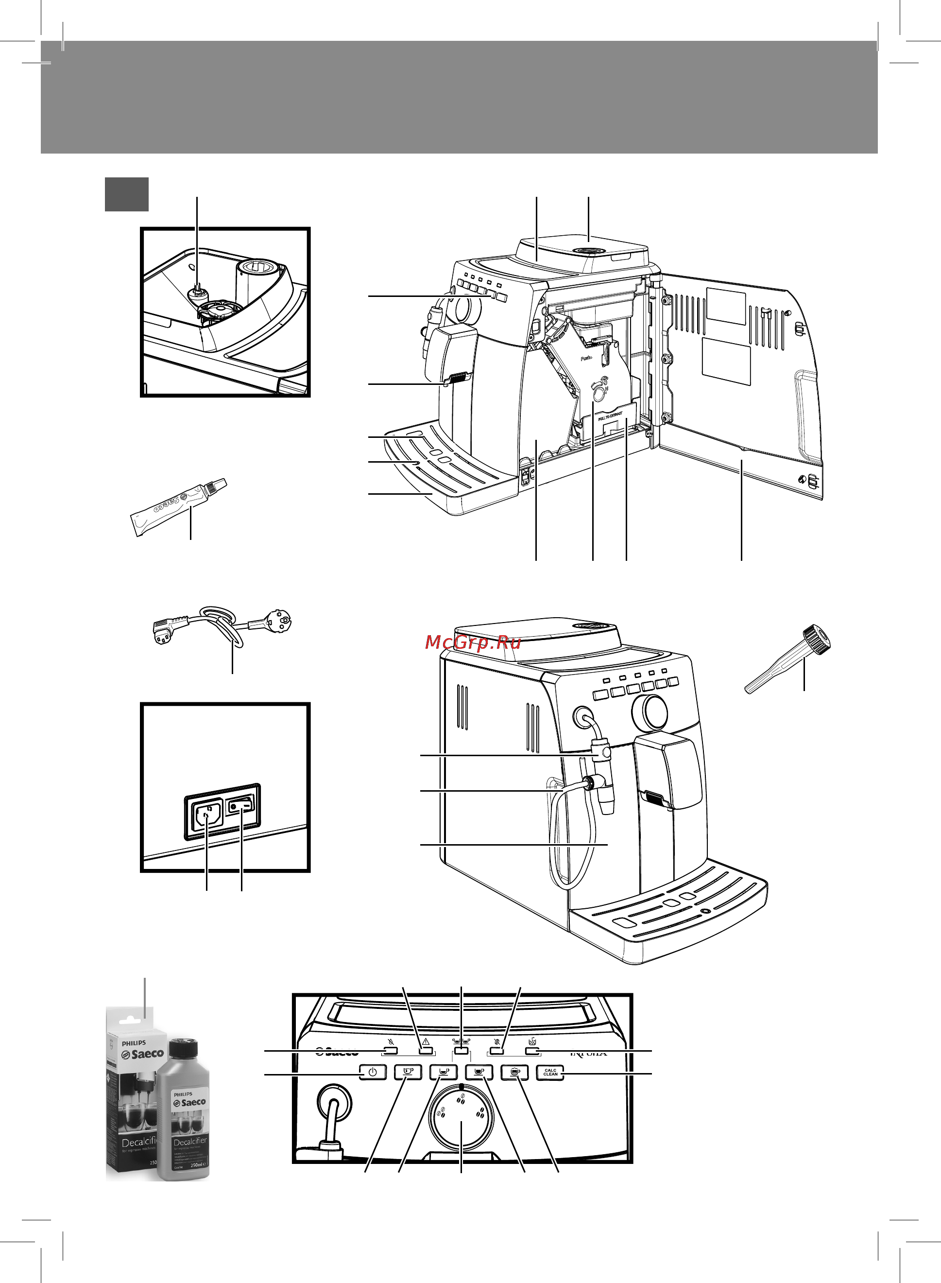 Philips Saeco HD8750 Инструкция по эксплуатации онлайн [2/44] 70679