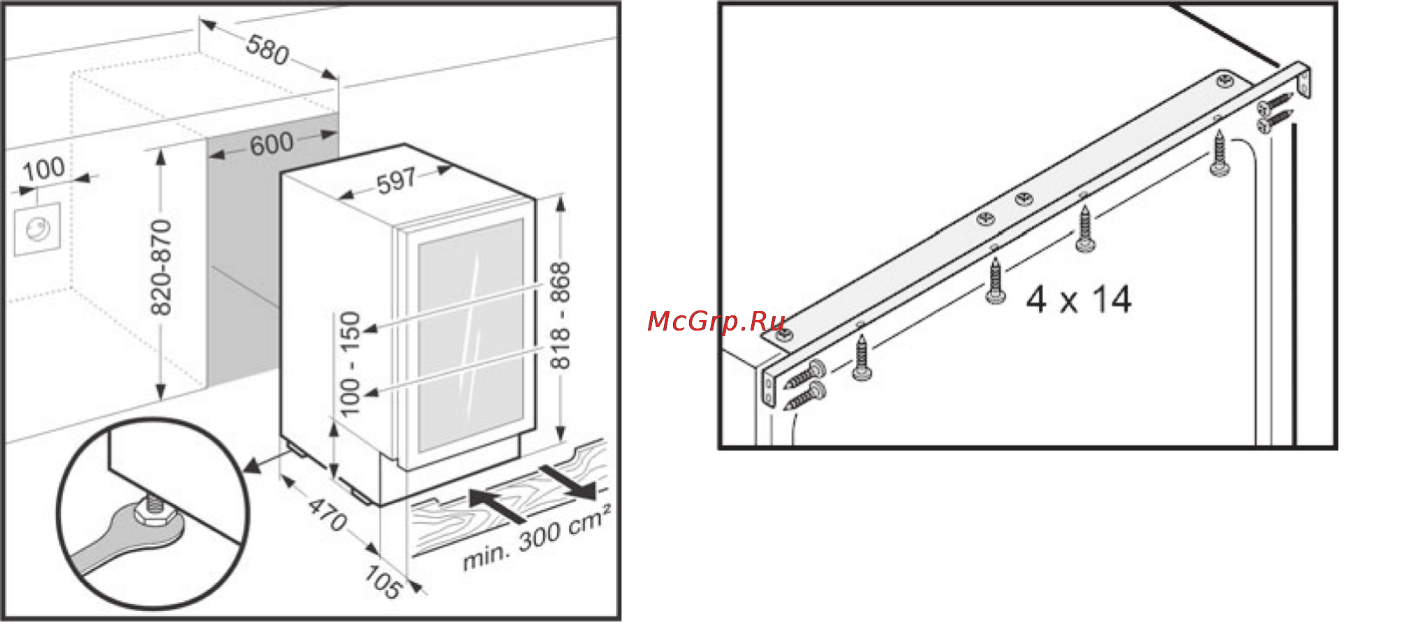 Liebherr WTUes 1653-23 [4/15] Параметры электрической сети