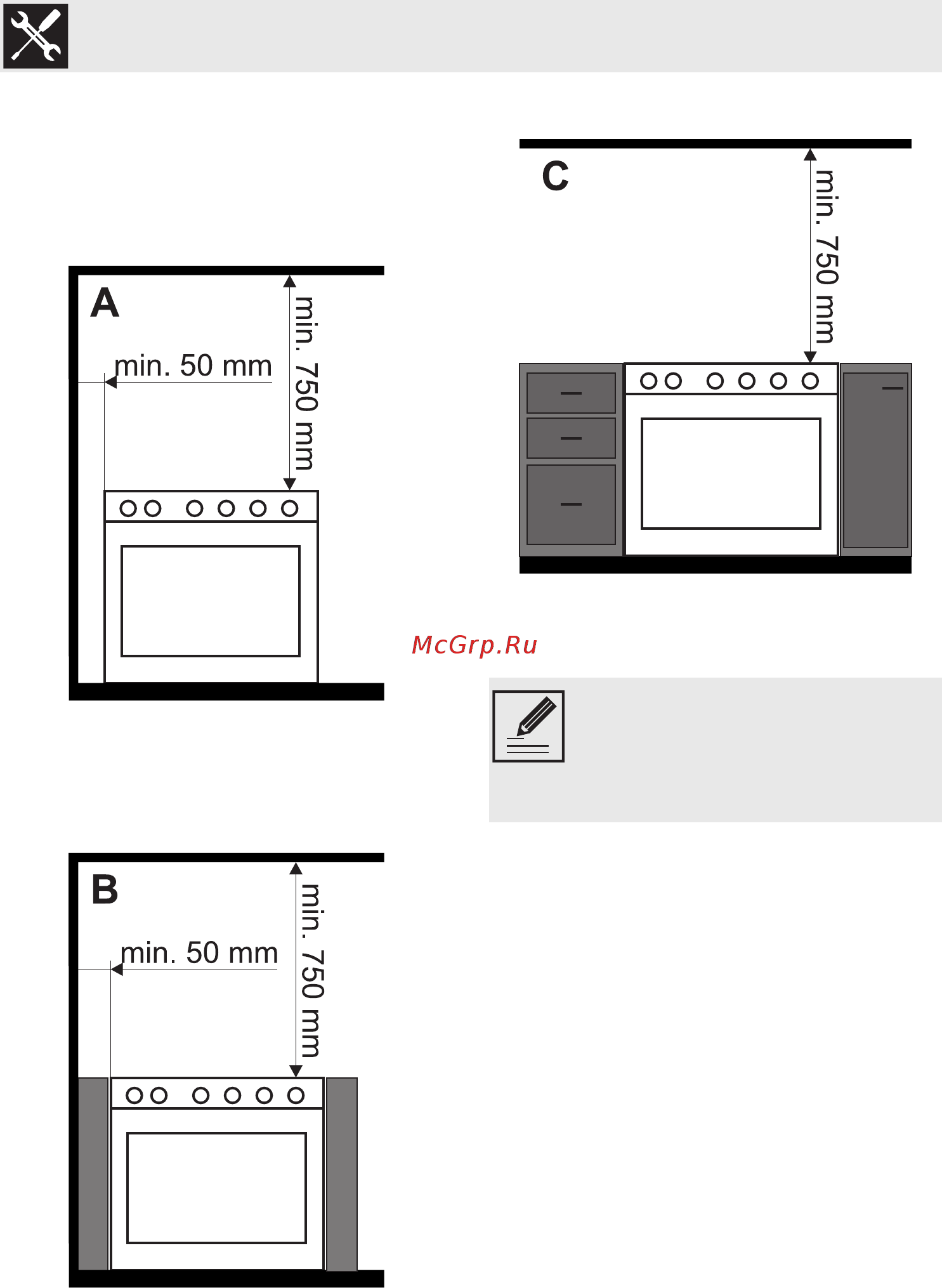 Smeg TR4110P [38/40] Монтаж