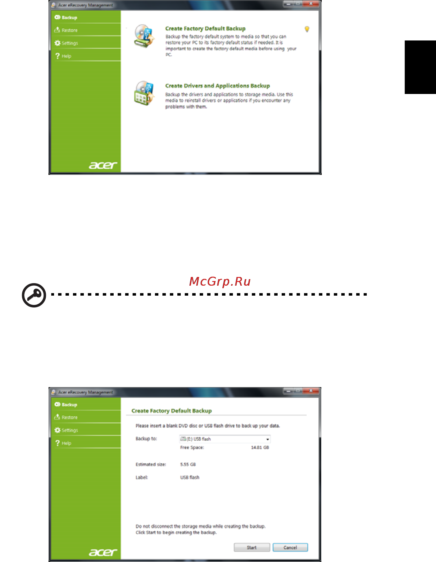 Acer AO725-C7Skk [27/69] Русский