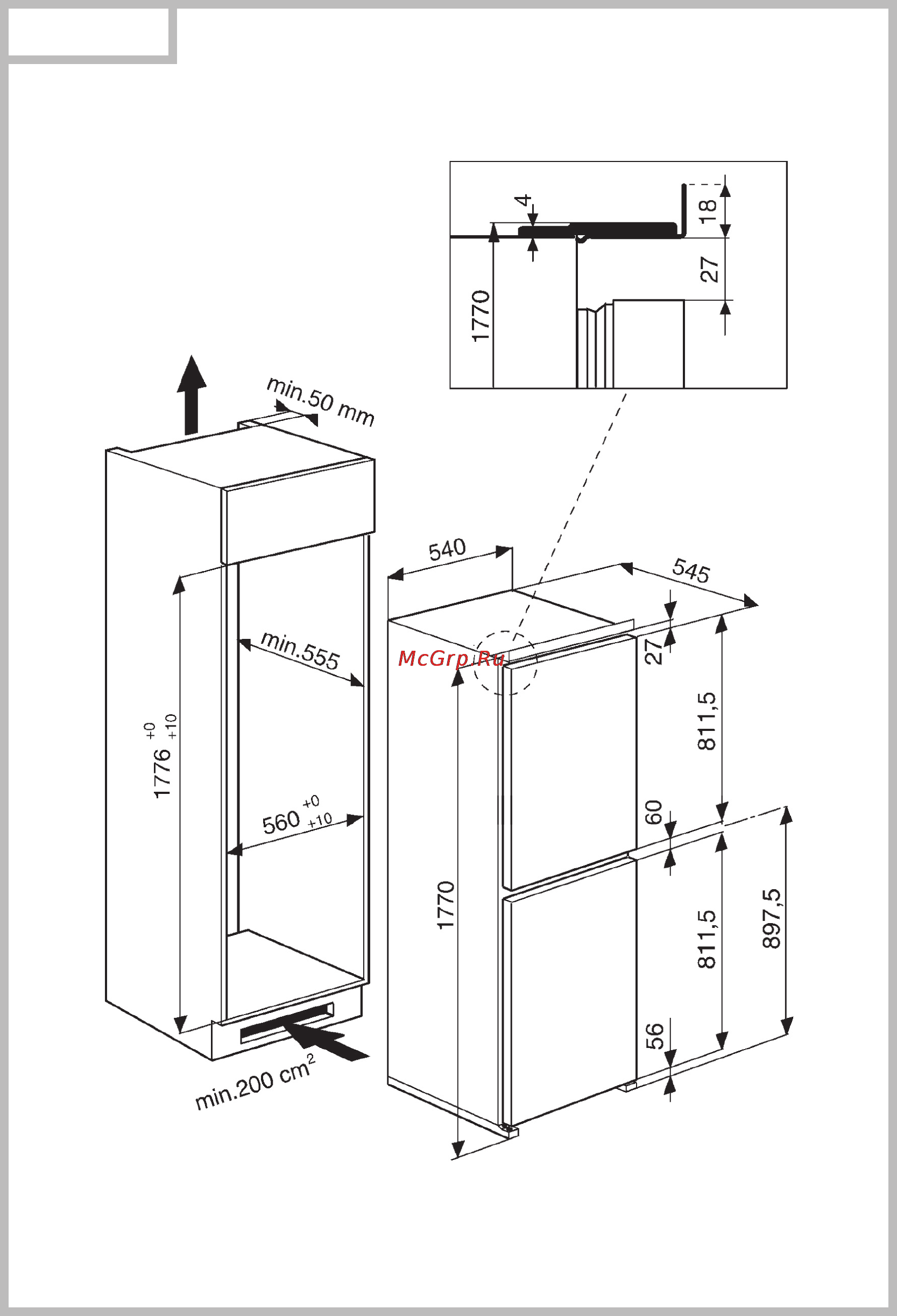 Smeg CR324PNF [12/22] Cb 18 m 50 50