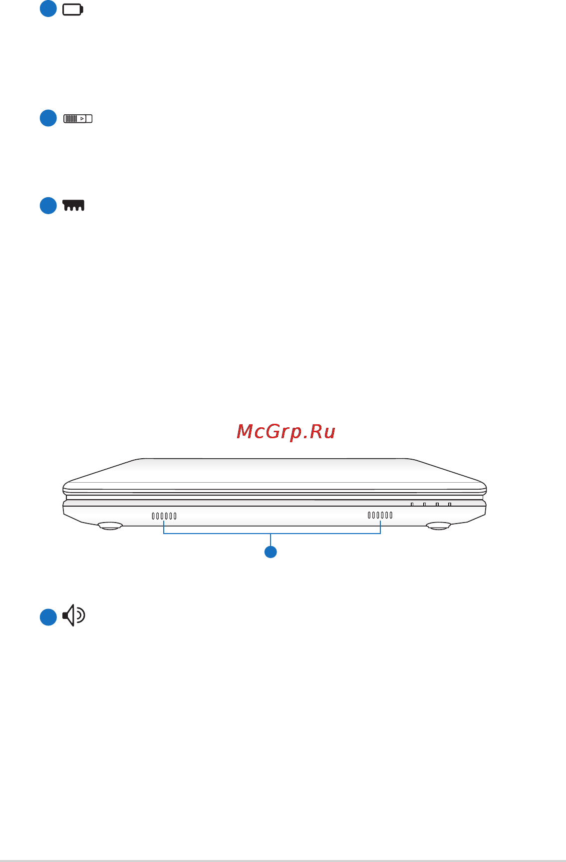 Asus EeePC 1016P 1Gb Black [14/62] Передняя сторона