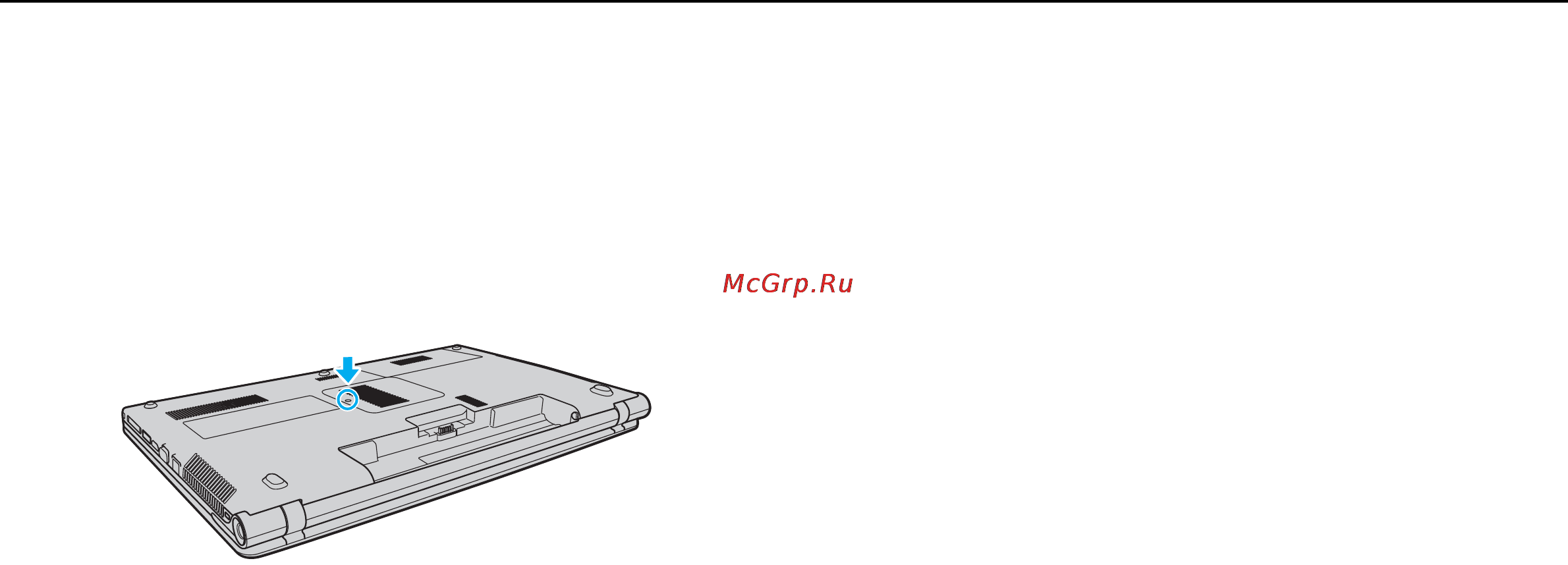Sony VPC-F13E1R/H Silver [105/170] Извлечение и установка модуля памяти