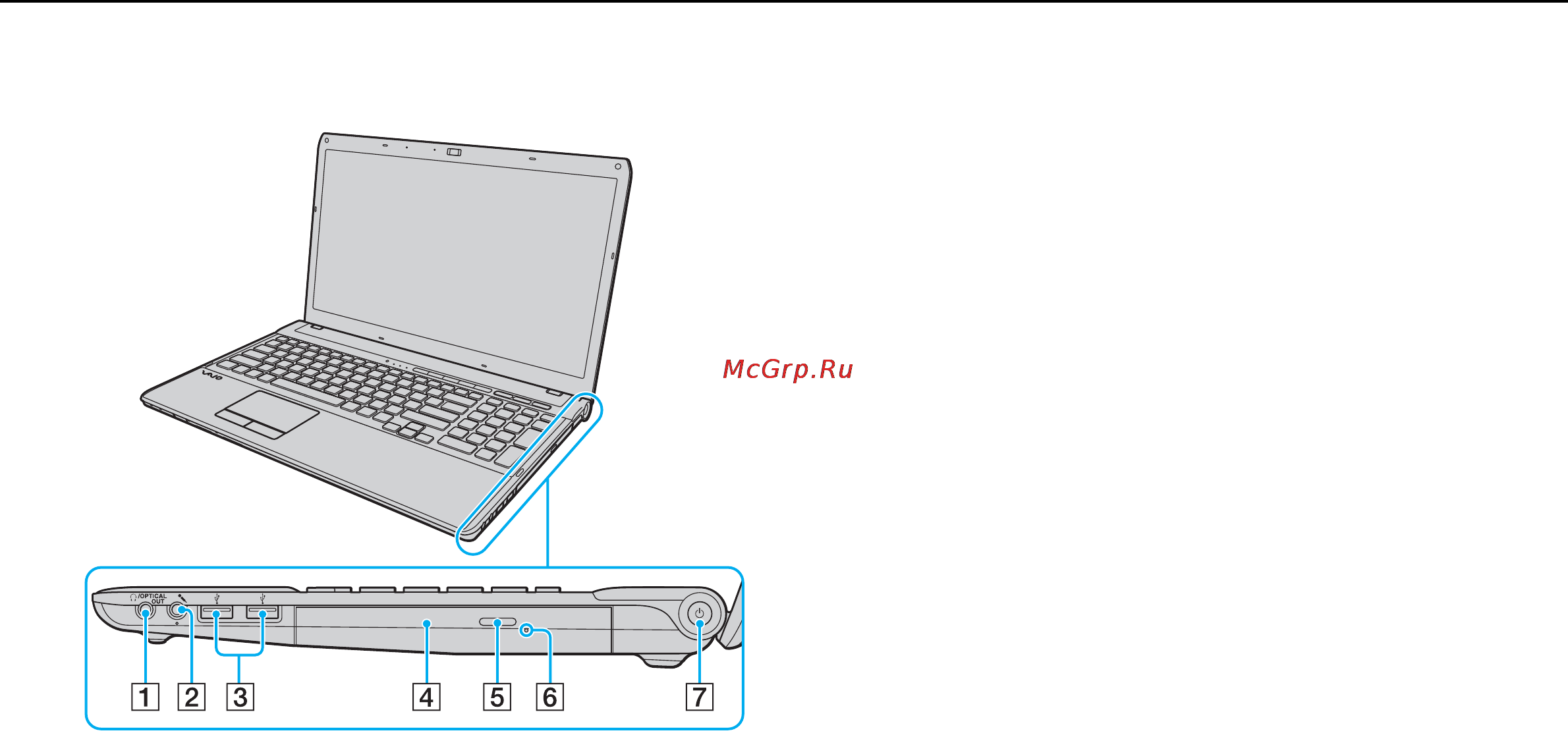 Sony VPC-F13E1R/H Silver [13/170] Вид справа