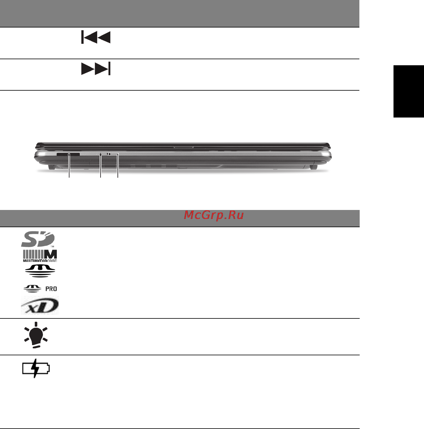 E-Machines D440-1202G16Mi [7/11] Вид спереди с закрытой крышкой